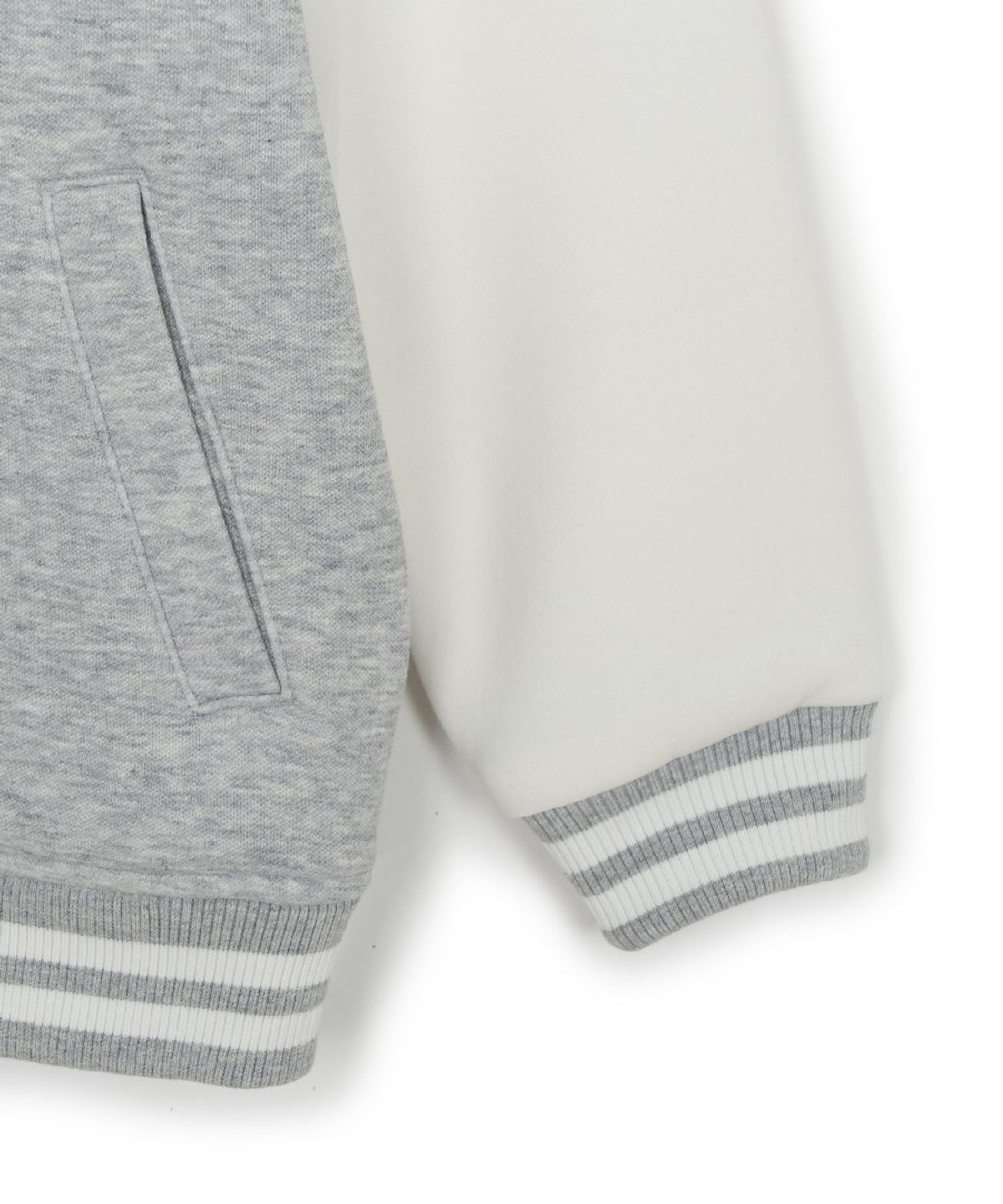 엠엘비 키즈(MLB KIDS) 스트릿 바시티 피케 후드 점퍼 BOS (L.Melange Grey)