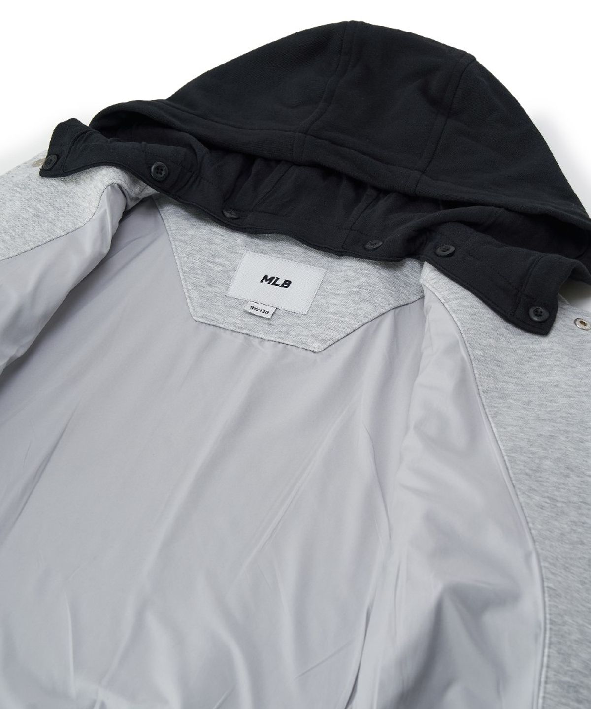 엠엘비 키즈(MLB KIDS) 스트릿 바시티 피케 후드 점퍼 BOS (L.Melange Grey)