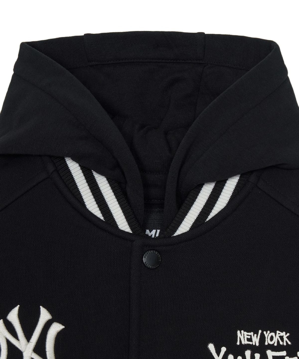 엠엘비 키즈(MLB KIDS) 스트릿 바시티 피케 후드 점퍼 NY (Black)
