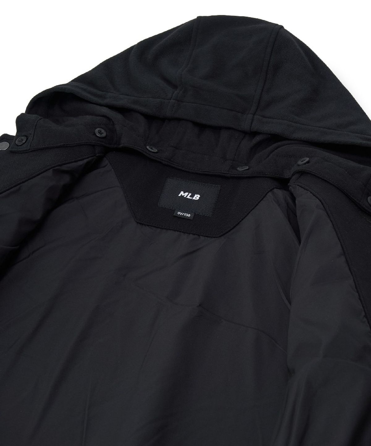 엠엘비 키즈(MLB KIDS) 스트릿 바시티 피케 후드 점퍼 NY (Black)