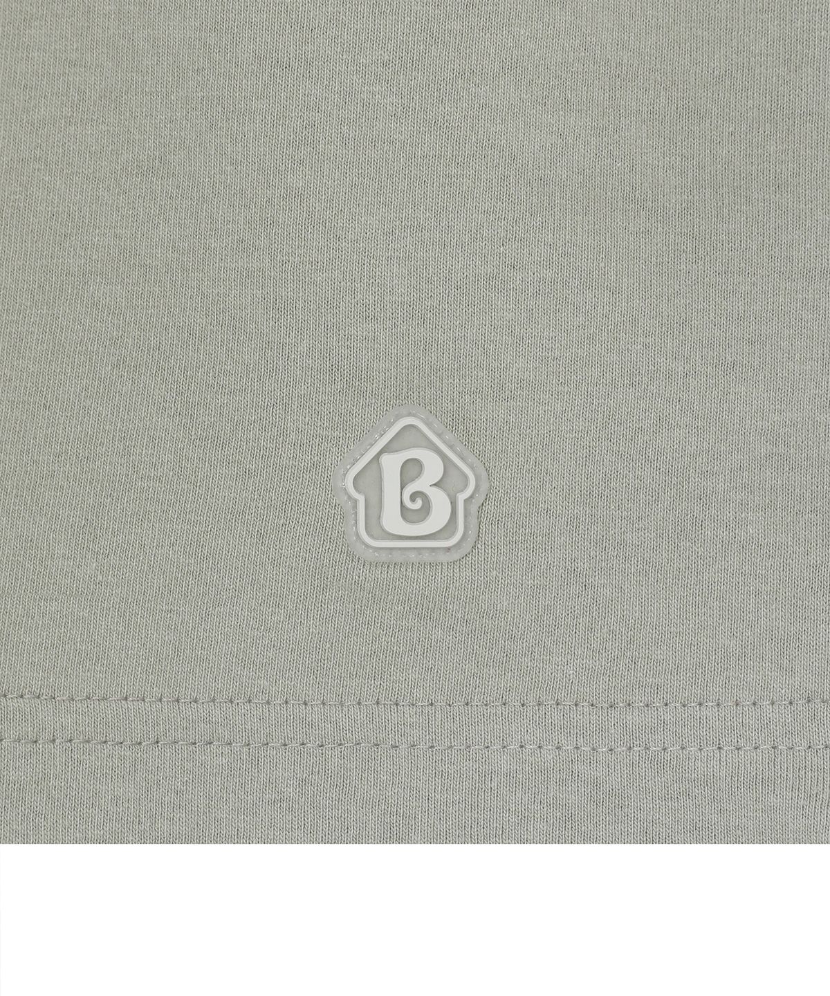바우프(BAUF) 스타 퍼프드 슬림핏 티셔츠 [더스티 민트]