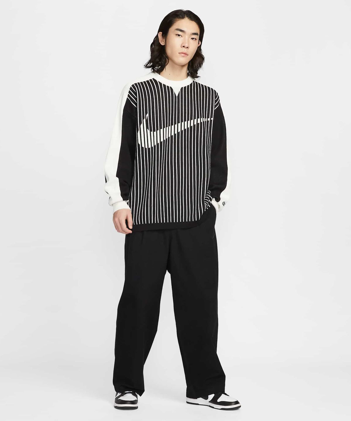 나이키(NIKE) 스포츠웨어 클럽 저지 스웨터 M - 블랙:세일 / II1197-010