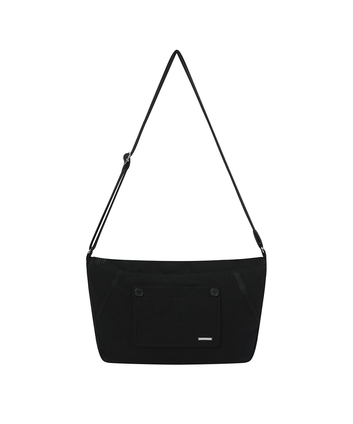 미세키서울(MISEKI SEOUL) Stitch folding cross bag BLACK