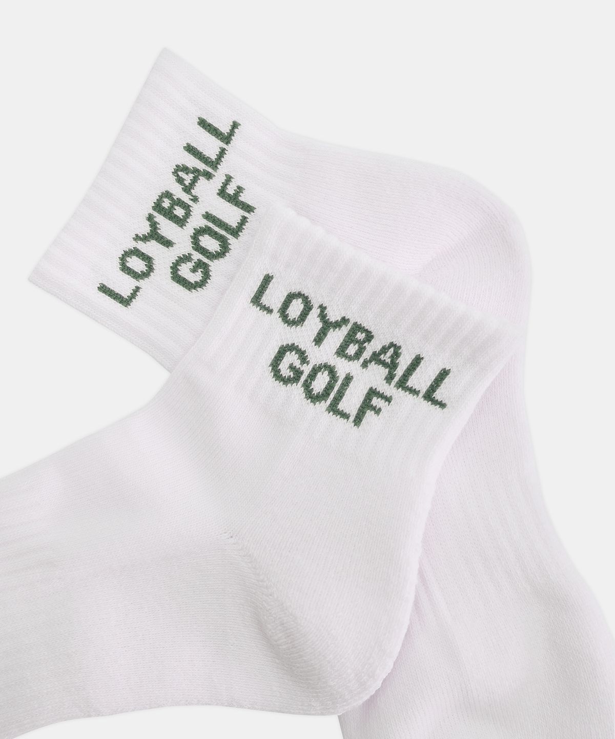 로이볼 골프(LOYBALLGOLF) Low Cut Socks Man - Green Logo