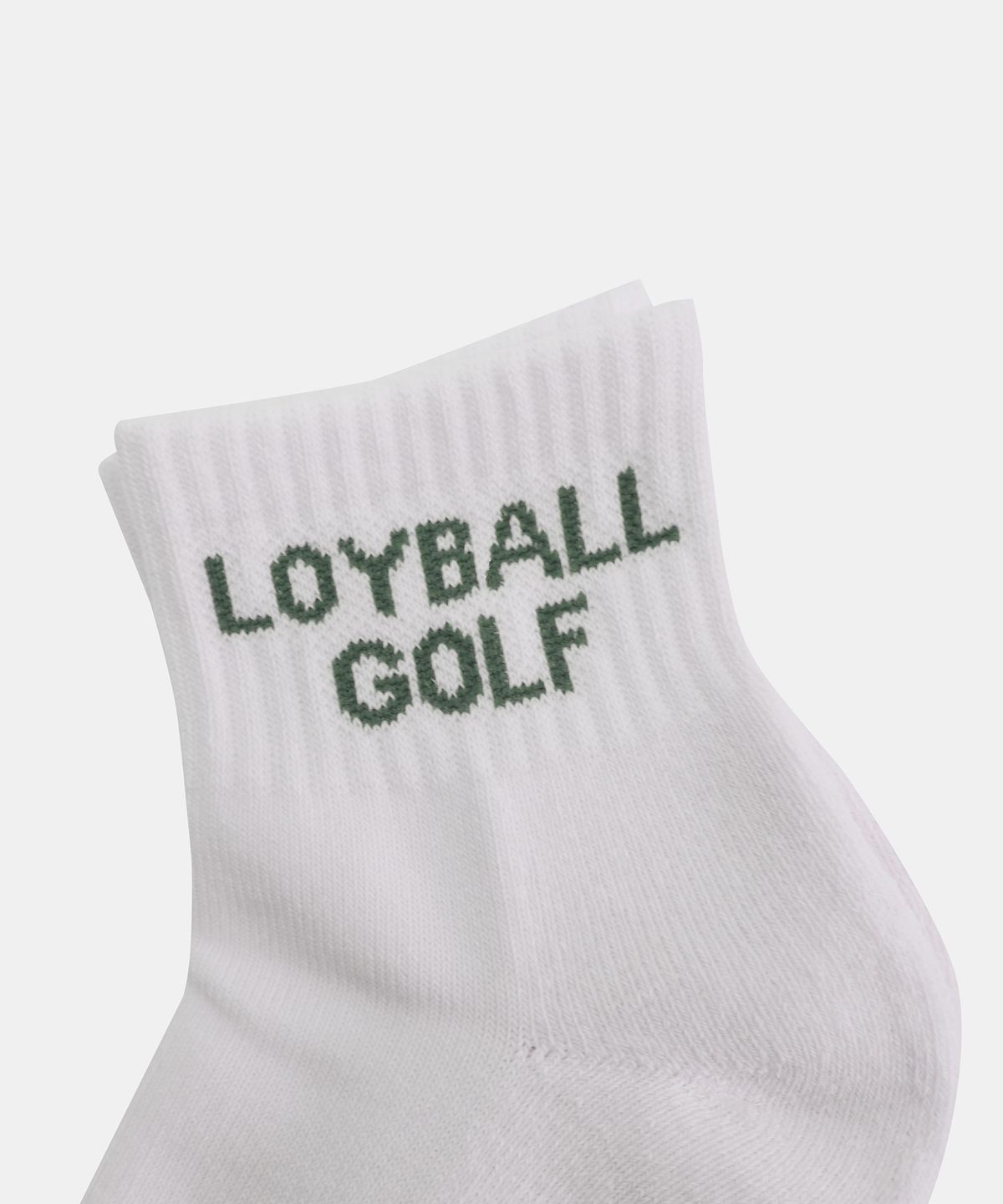 로이볼 골프(LOYBALLGOLF) Low Cut Socks Man - Green Logo