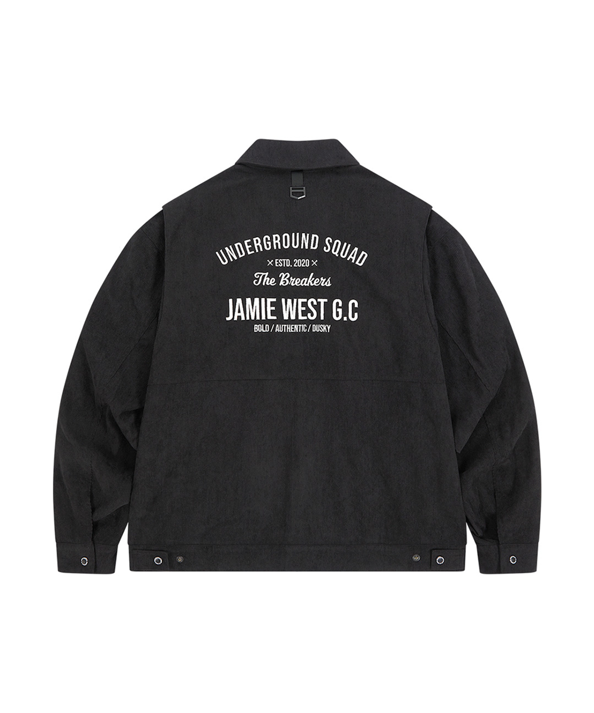 제이미웨스트(JAMIE WEST) JWGC 코듀로이 트러커 셋업 (블랙)