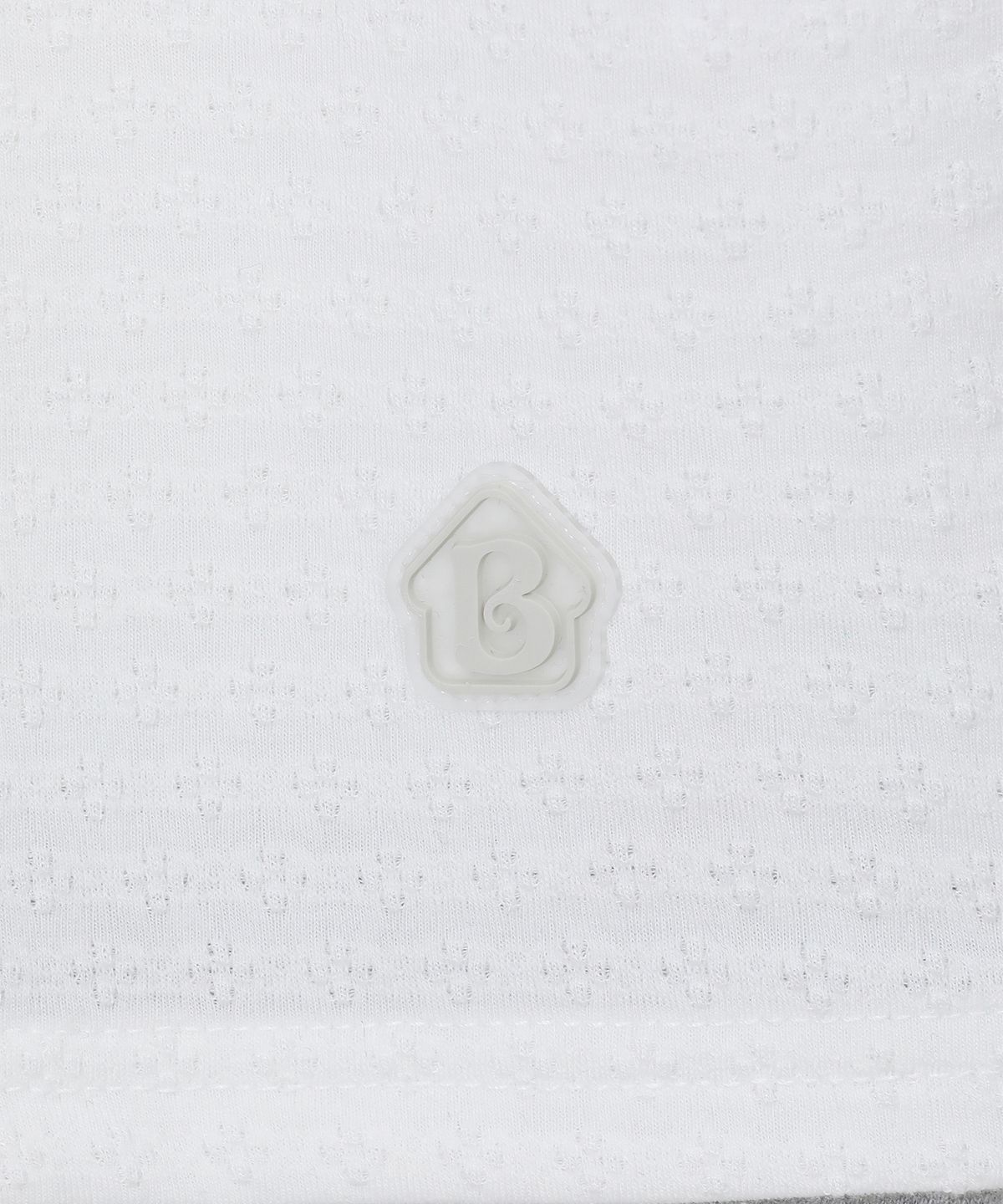 바우프(BAUF) 셔링 레이어드 롱슬리브 [화이트]