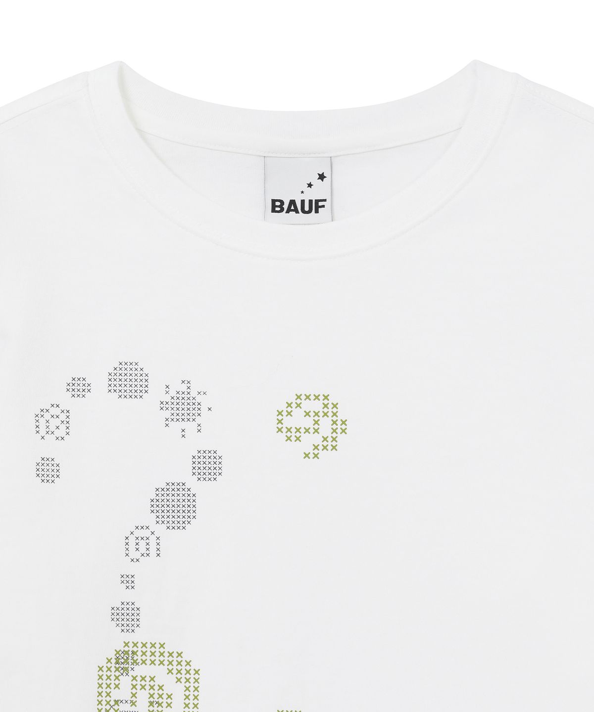 바우프(BAUF) 큐리어스 슬림핏 롱슬리브 [화이트]