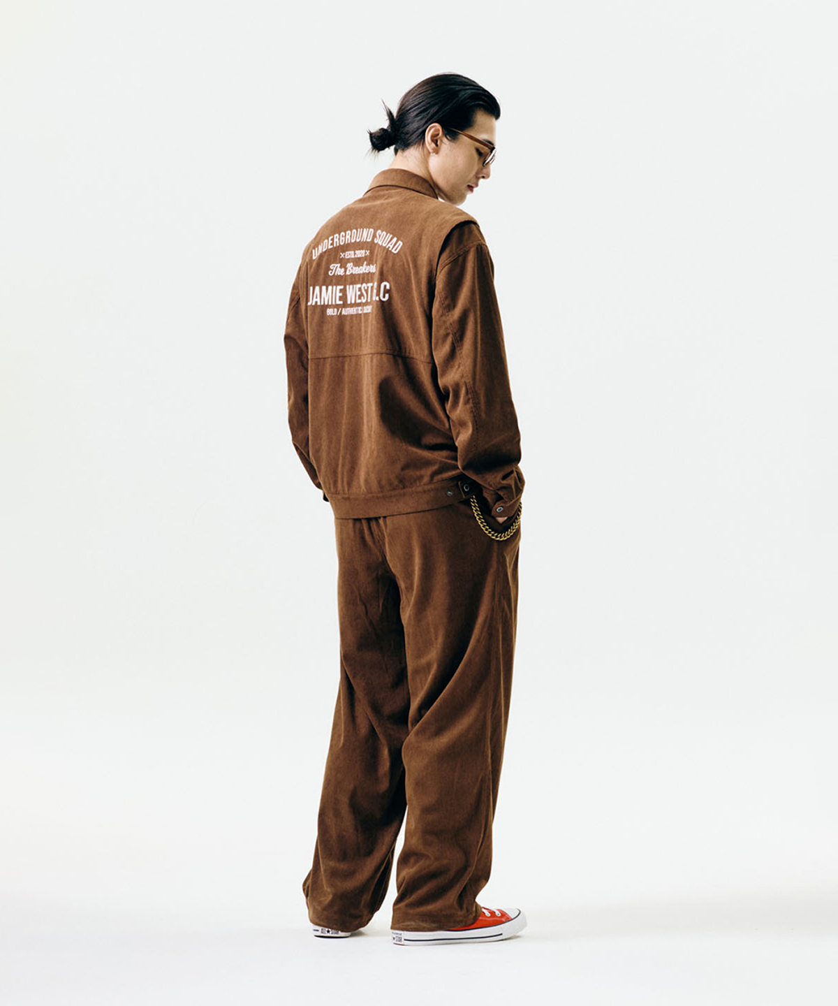 제이미웨스트(JAMIE WEST) JWGC 코듀로이 트러커 셋업 (브라운)