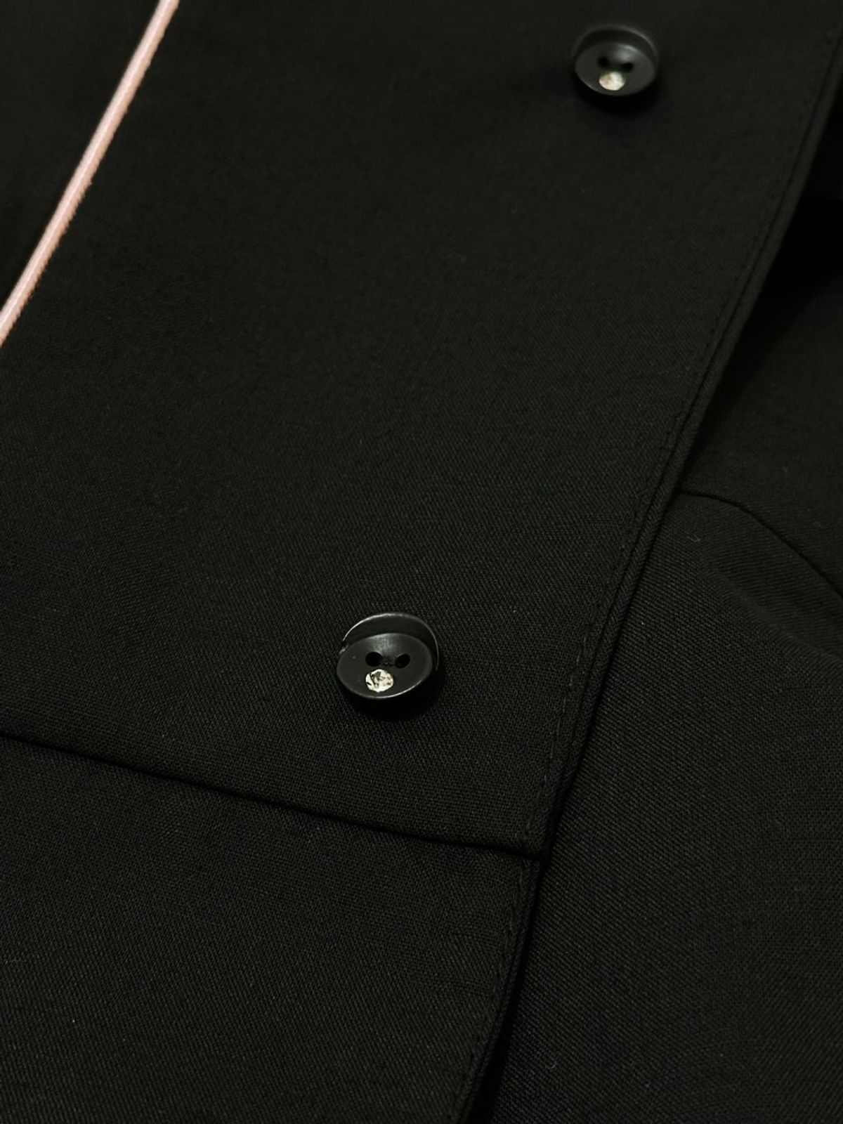엘시 아일랜드(ELCY ISLAND) Grace Organza-Trim Wool Jacket (BLACK)