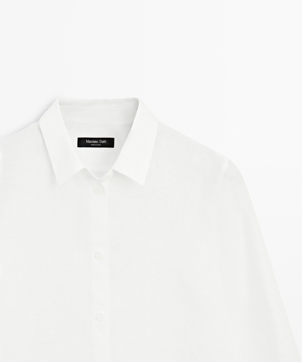 마시모두띠(MASSIMO DUTTI) 100% 린넨 루즈핏 셔츠
