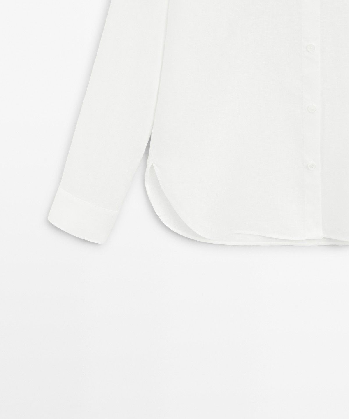 마시모두띠(MASSIMO DUTTI) 100% 린넨 루즈핏 셔츠