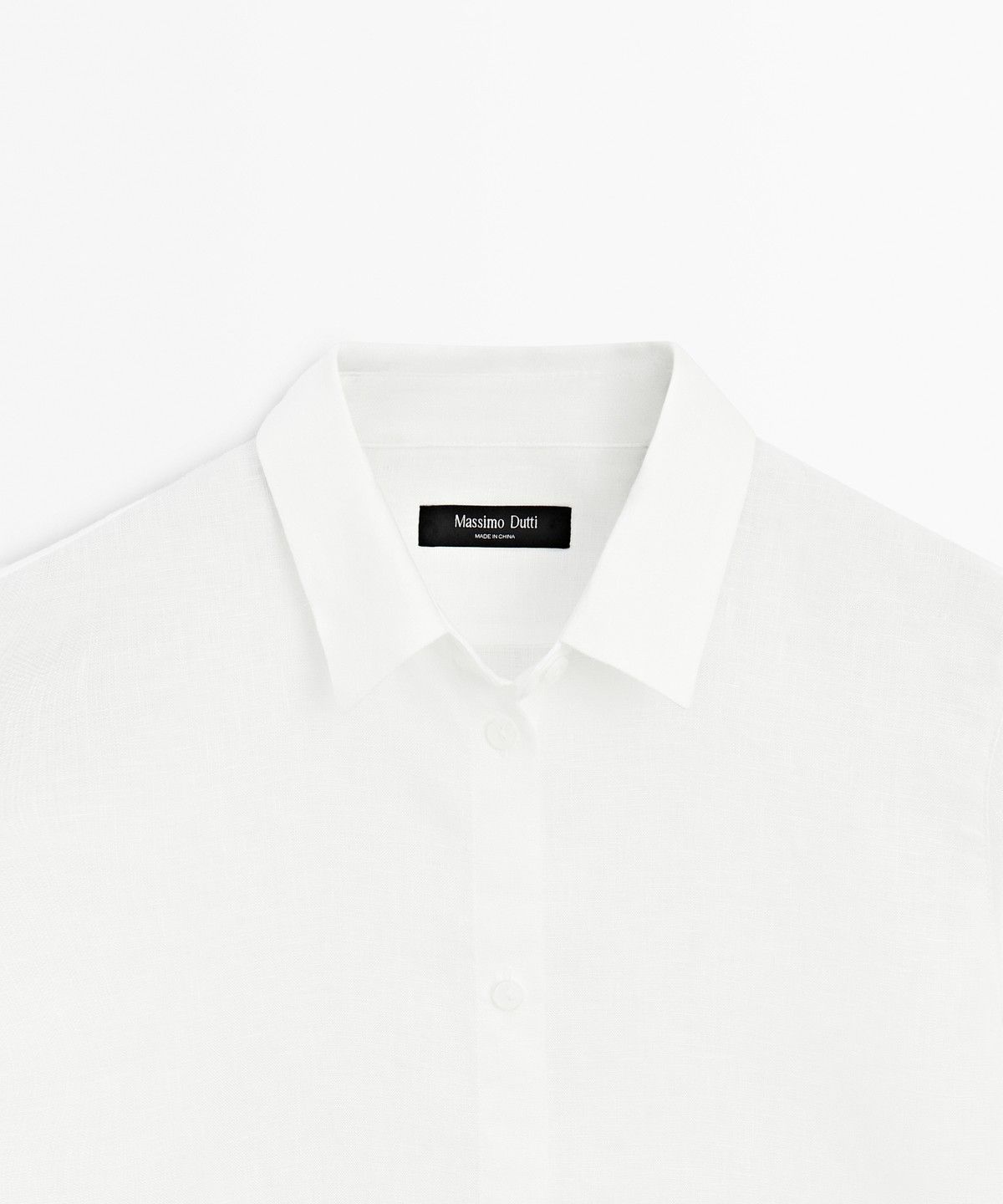 마시모두띠(MASSIMO DUTTI) 100% 린넨 루즈핏 셔츠