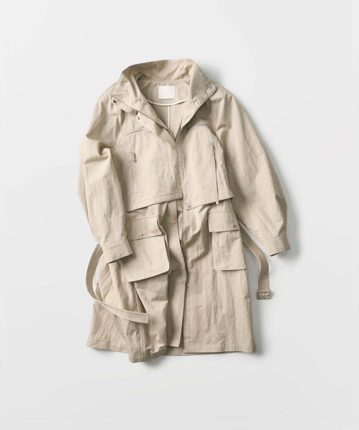 베르소(VERSO) Hybrid High-Neck Trench Coat