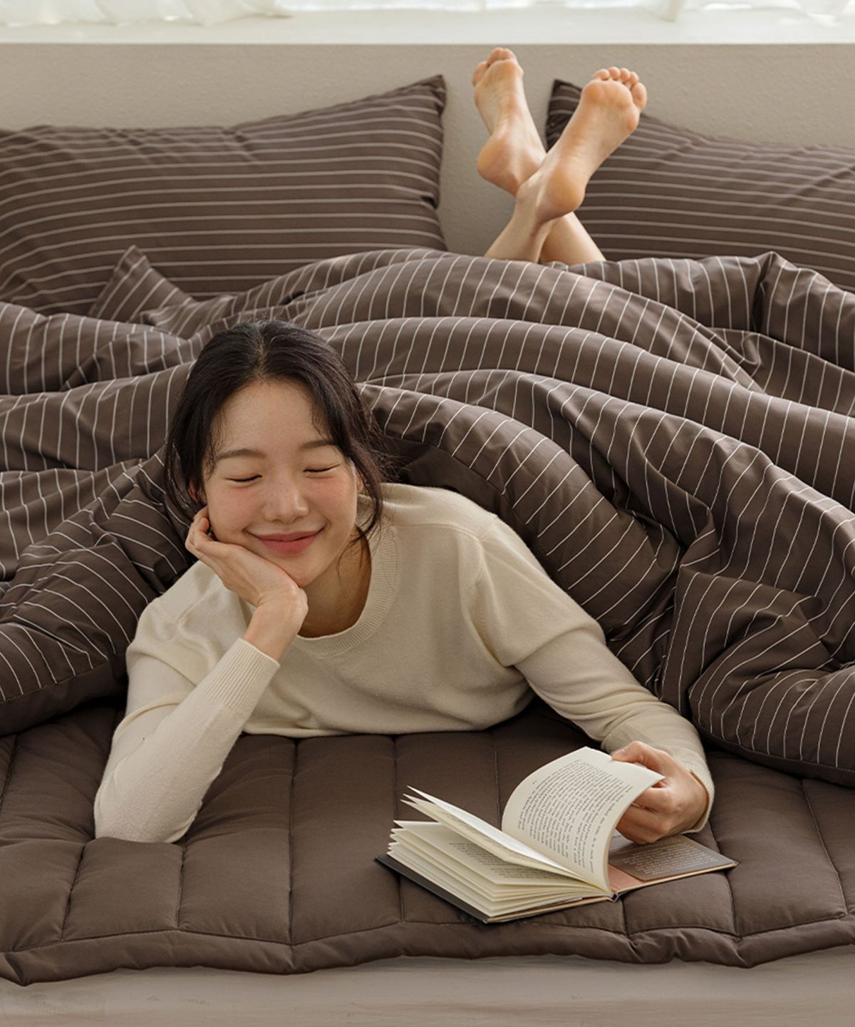 드리울(DERIUL) 빌라트 부드러운 텐셀 모달 100% 차렵이불세트 5color