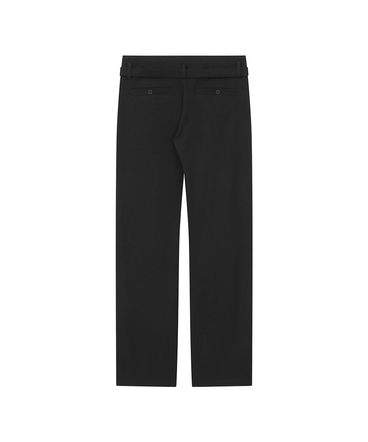 미세키서울(MISEKI SEOUL) Big pleats belted pants BLACK
