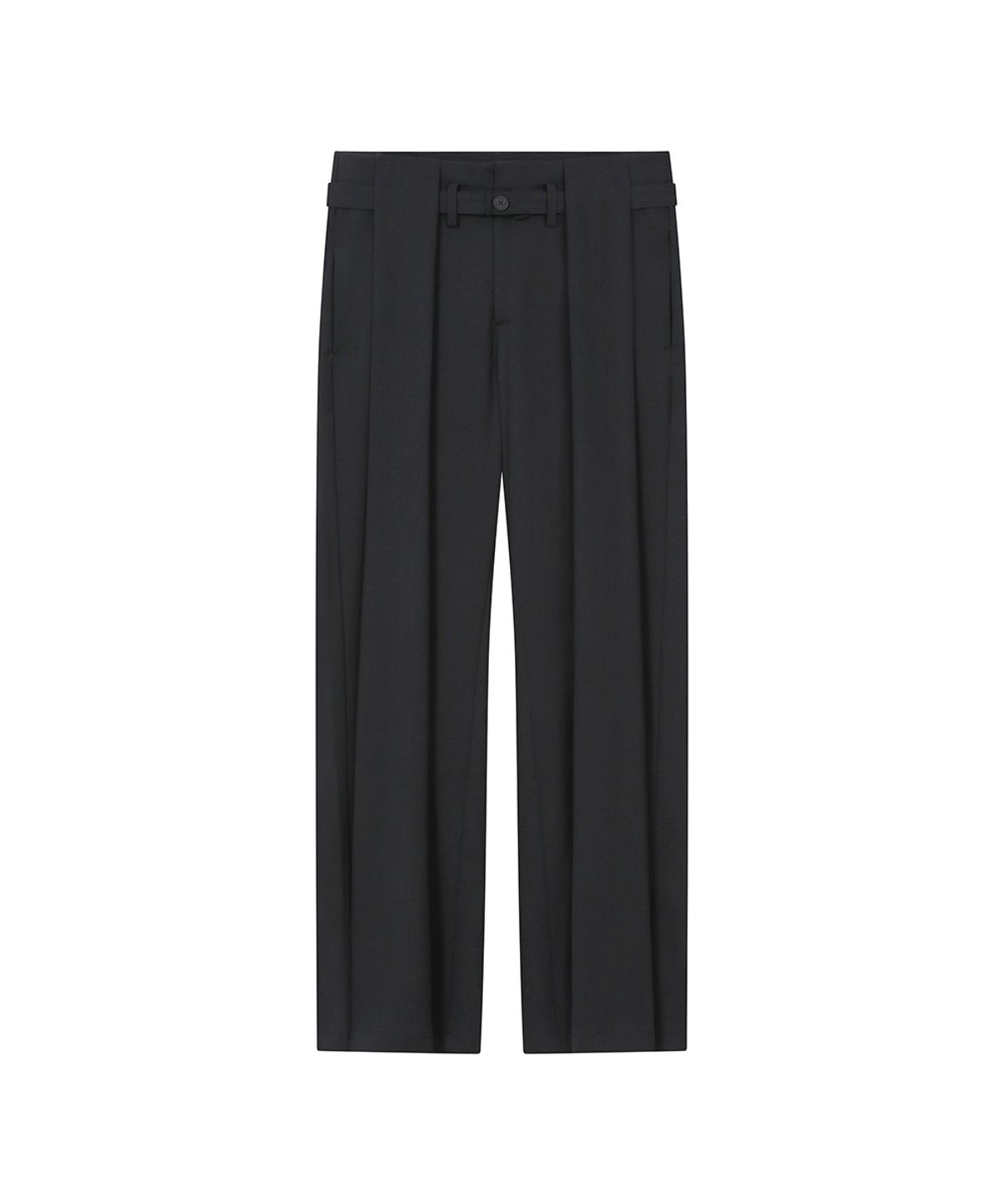 미세키서울(MISEKI SEOUL) Big pleats belted pants CHARCOAL
