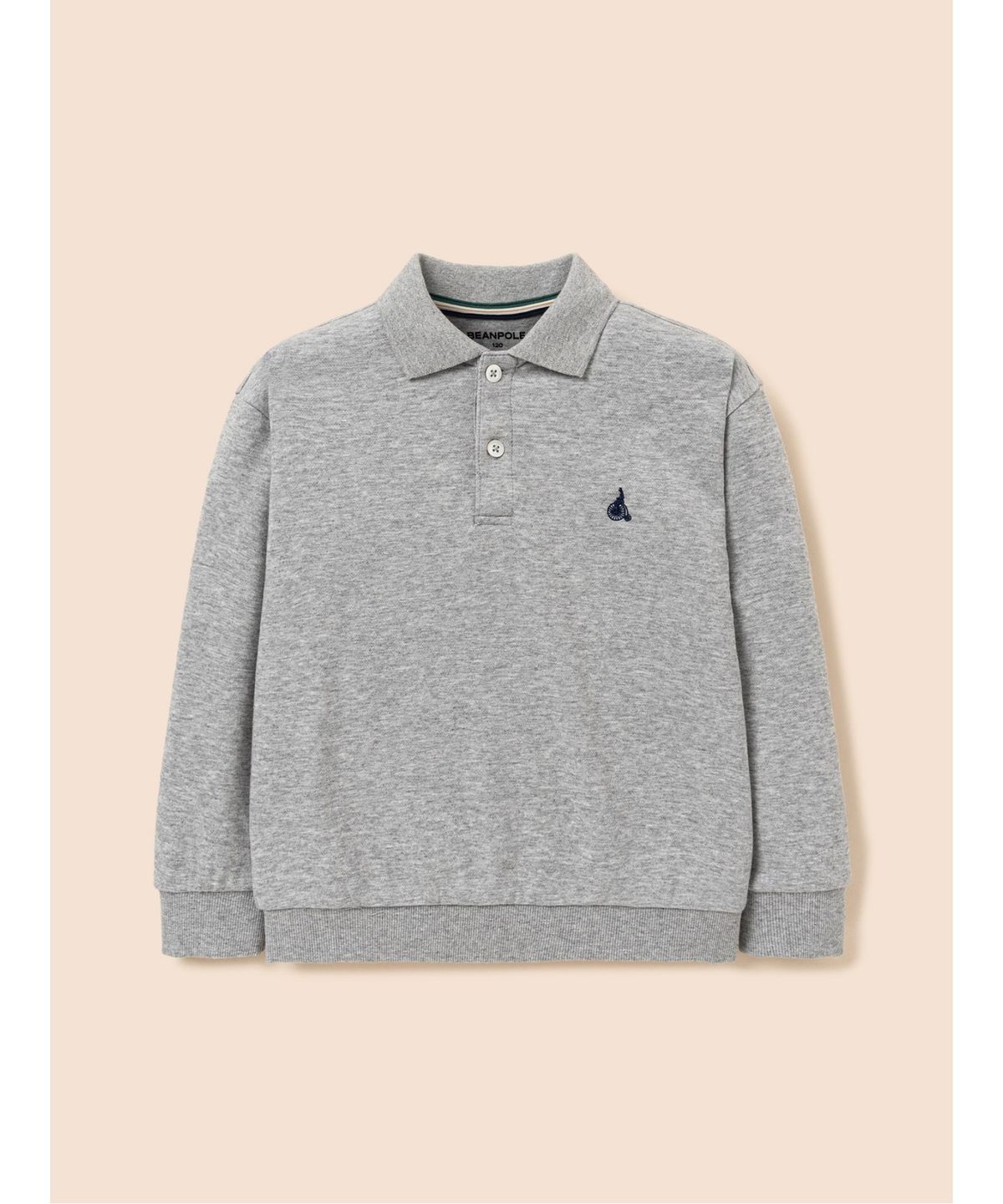 빈폴 키즈(BEANPOLE KIDS) [Essential] 요꼬 칼라 스웨트 셔츠  그레이 (BI6141UE53)