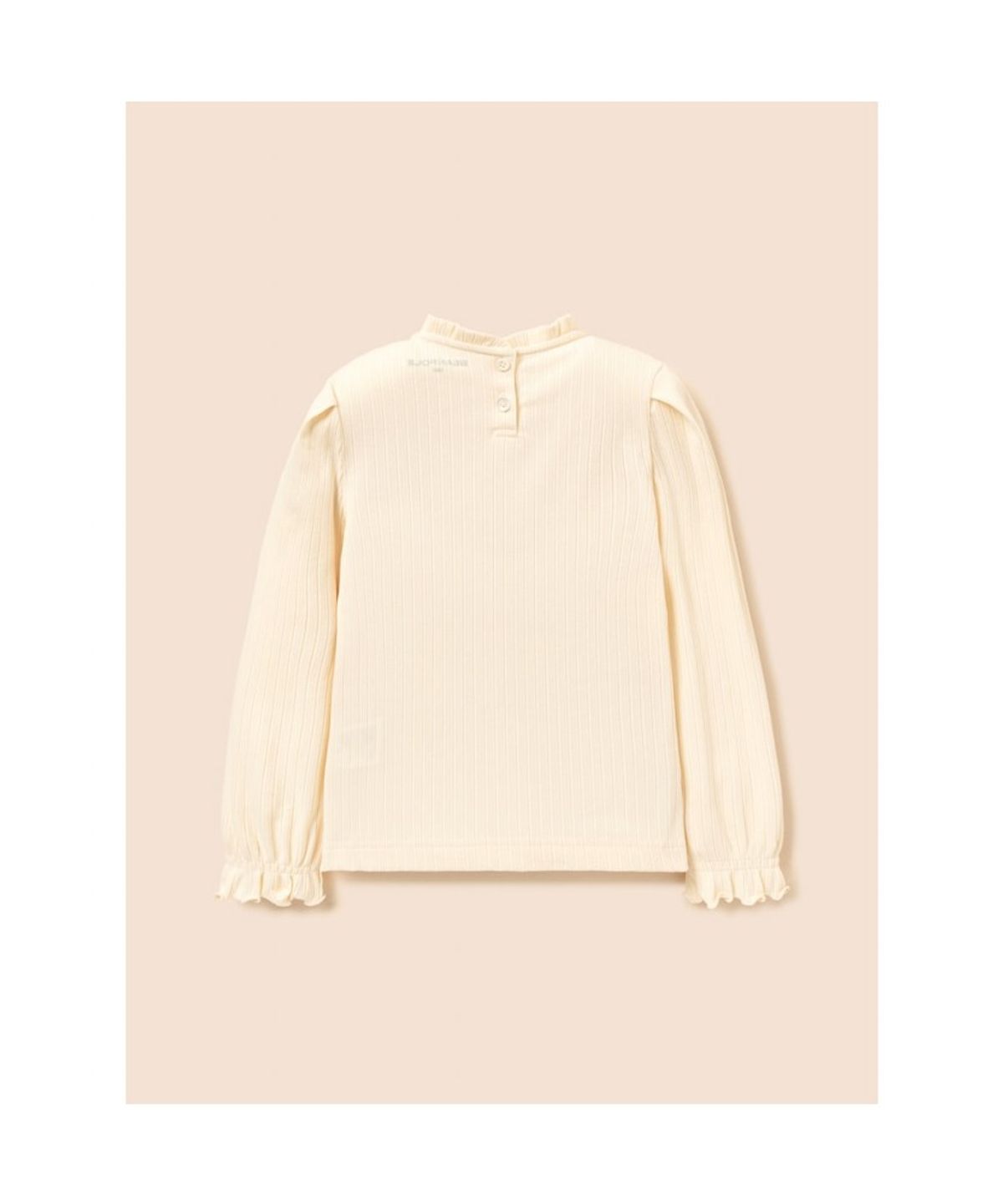 빈폴 키즈(BEANPOLE KIDS) 여아 클래식 포인텔 골지 티셔츠  옐로우 (BI6141G91E)