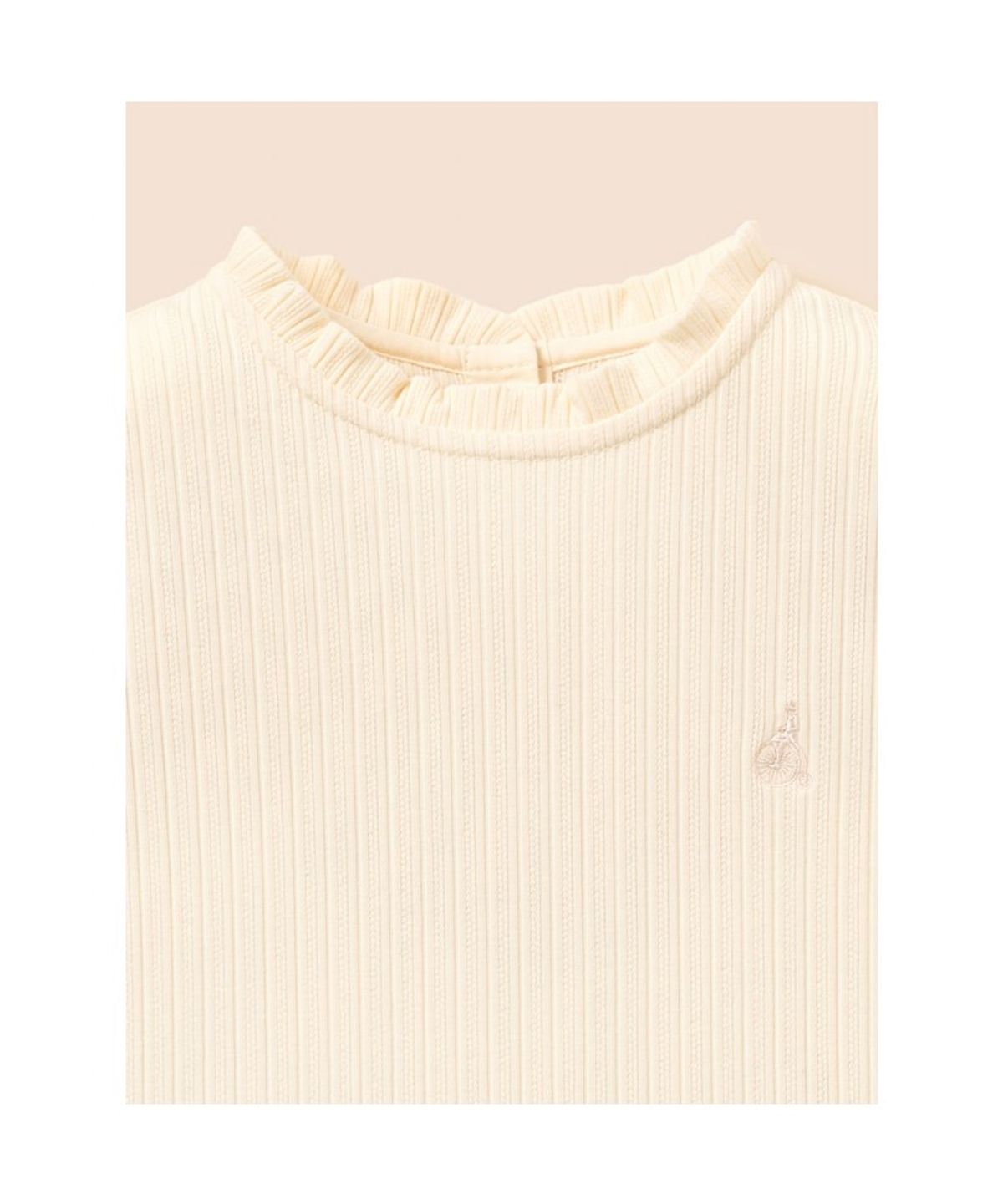 빈폴 키즈(BEANPOLE KIDS) 여아 클래식 포인텔 골지 티셔츠  옐로우 (BI6141G91E)