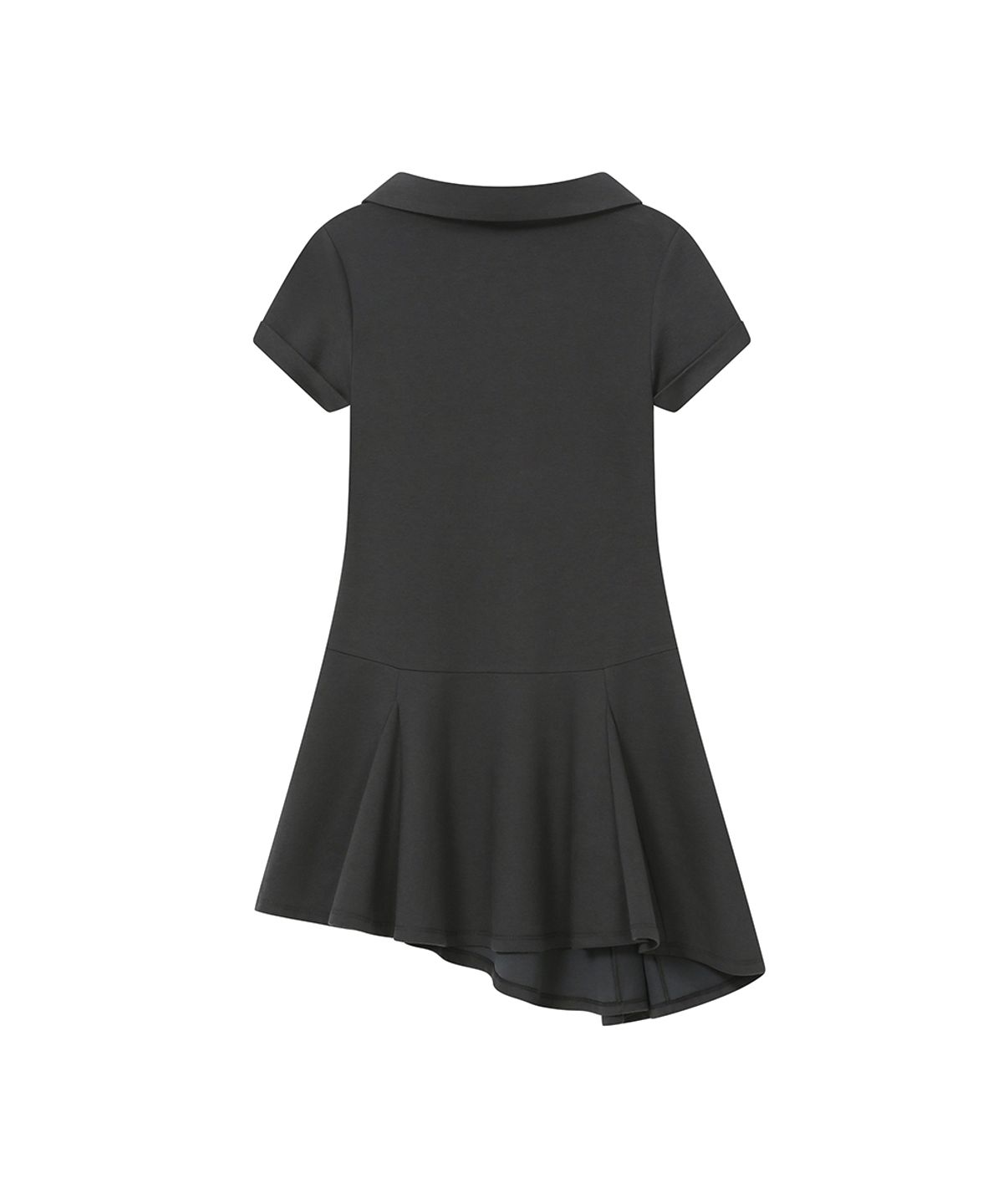 미세키서울(MISEKI SEOUL) Slash button flare one piece CHARCOAL