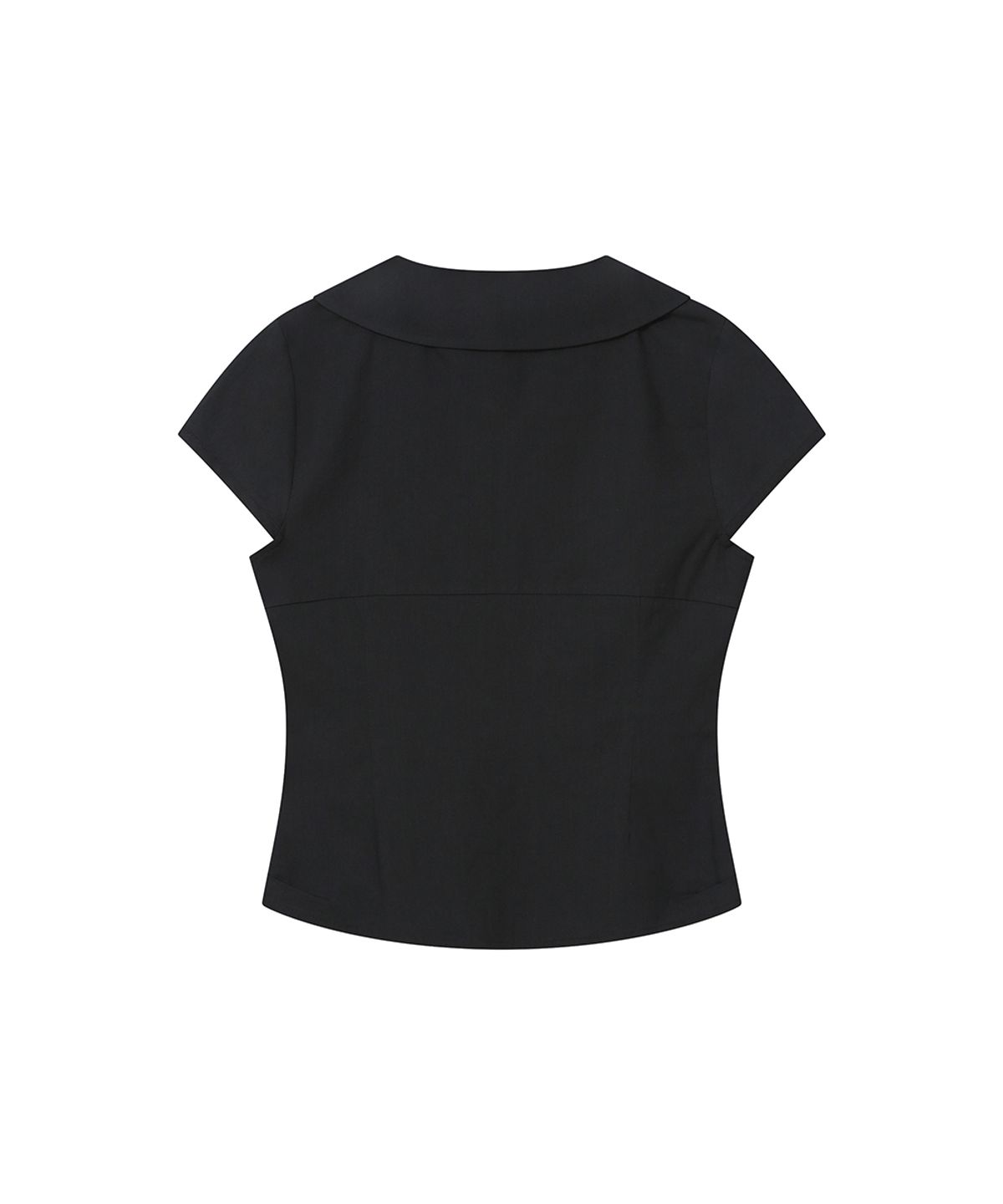 미세키서울(MISEKI SEOUL) Double button shirts top BLACK