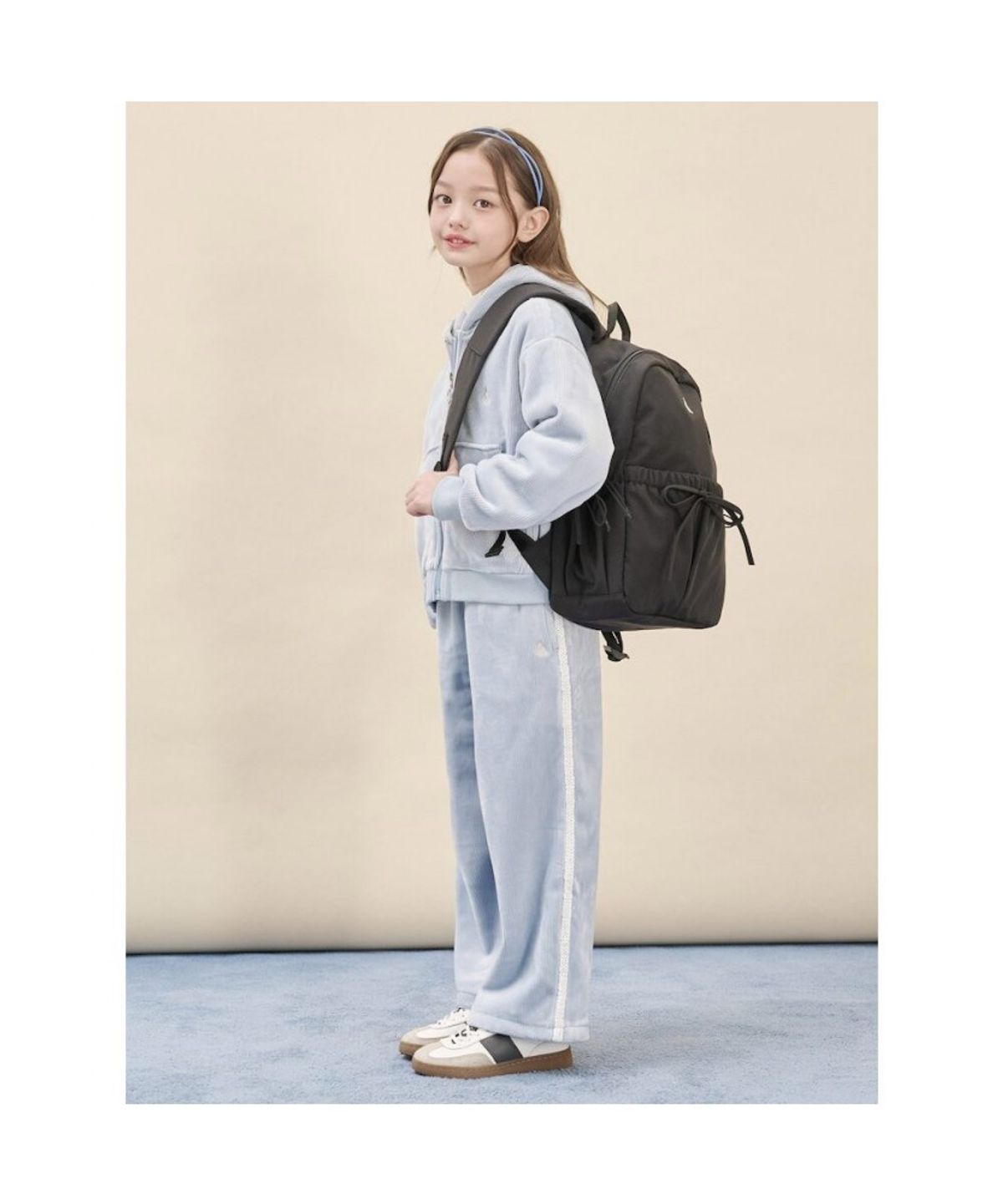 빈폴 키즈(BEANPOLE KIDS) 라이트 스트링 백팩  블랙 (BI61D2G505)