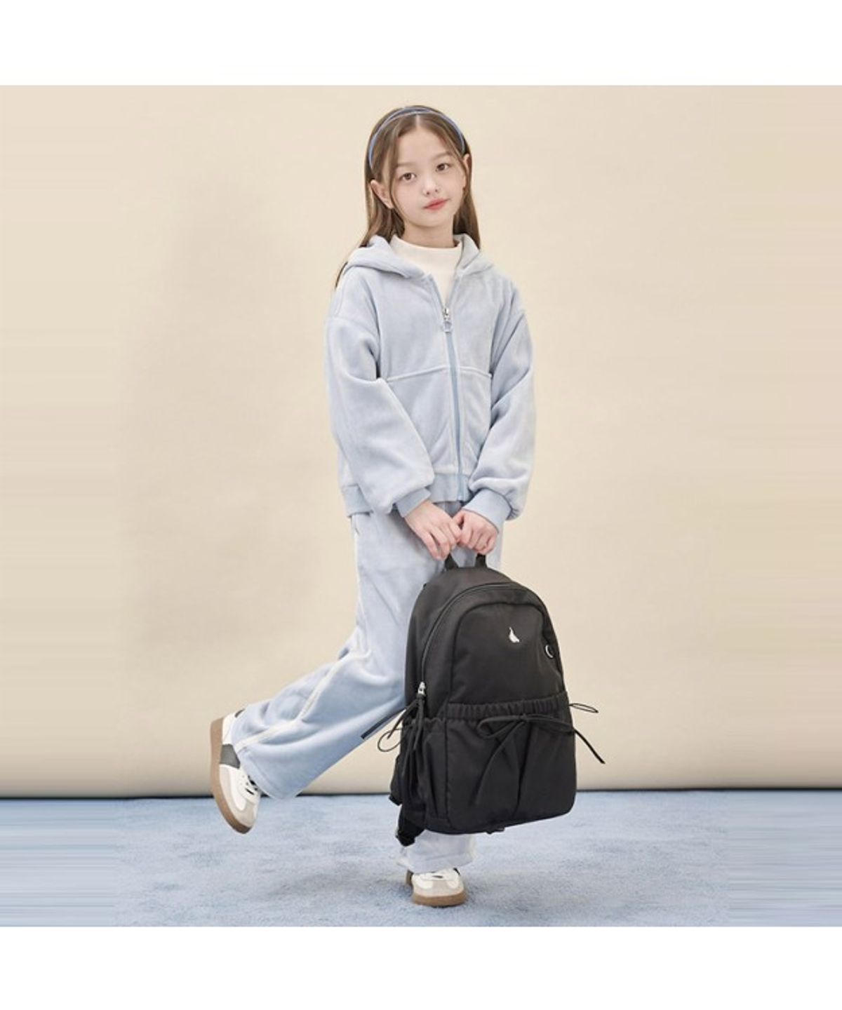 빈폴 키즈(BEANPOLE KIDS) 라이트 스트링 백팩  블랙 (BI61D2G505)