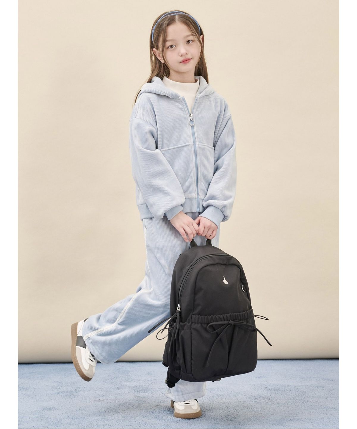 빈폴 키즈(BEANPOLE KIDS) 라이트 스트링 백팩  블랙 (BI61D2G505)