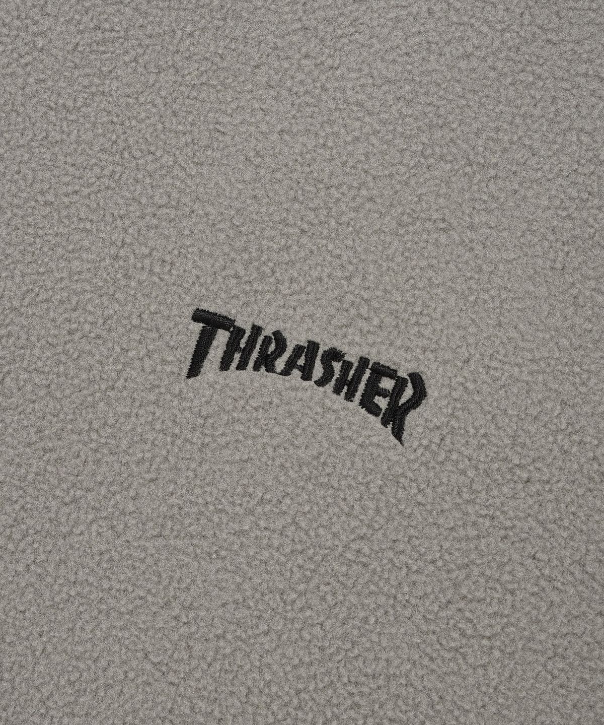 트레셔(THRASHER) 매거진 플리스 하프집업 후디 그레이