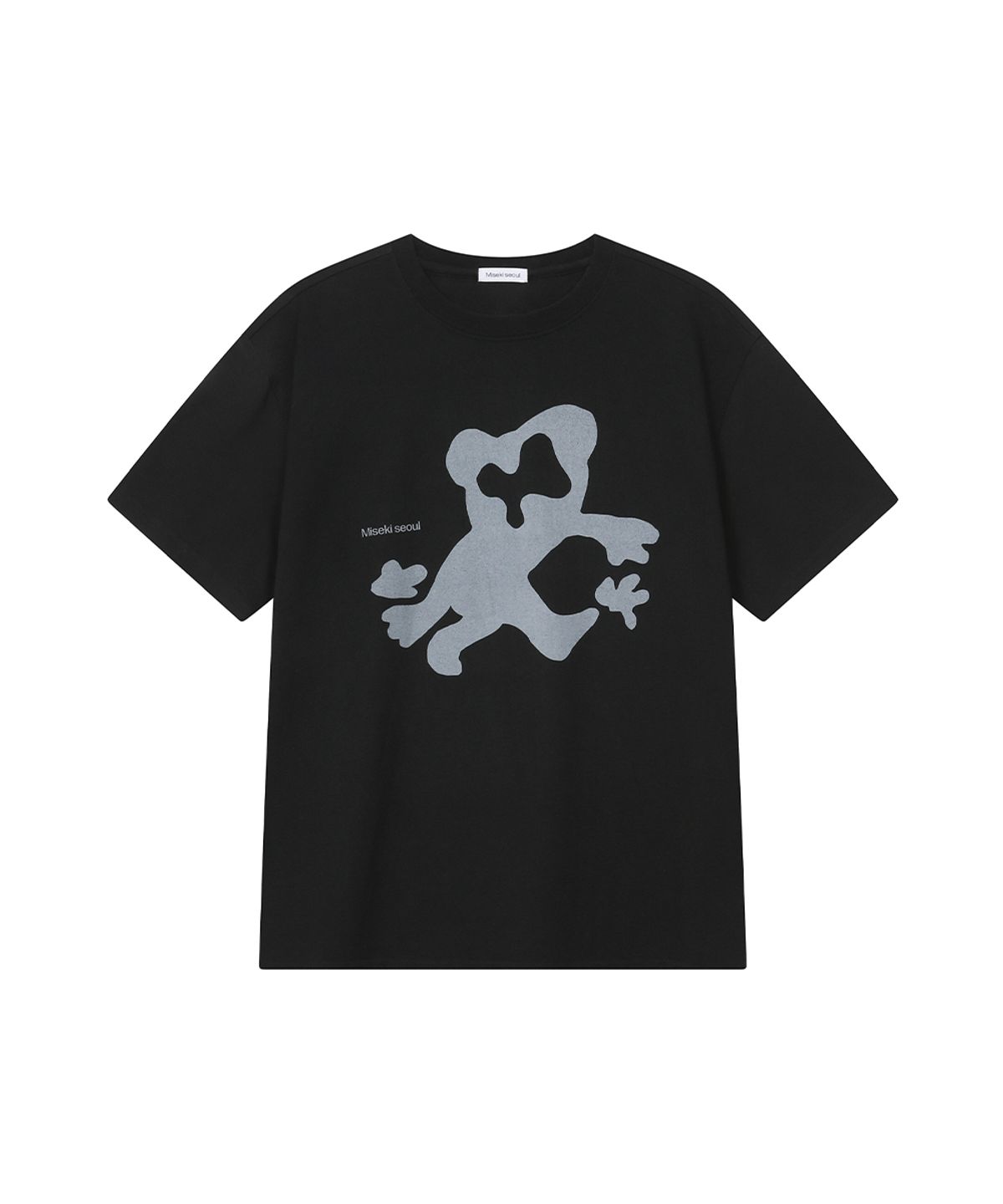 미세키서울(MISEKI SEOUL) Teddy graphic short sleeve BLACK