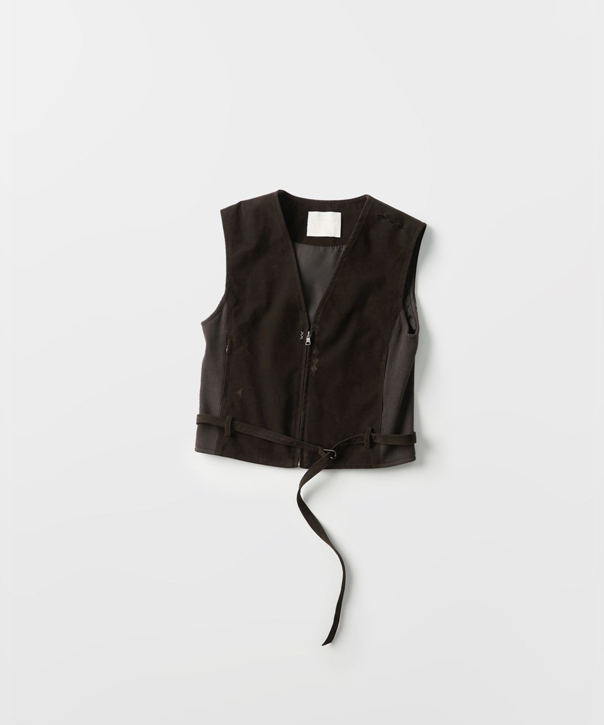 베르소(VERSO) Crafted Belted Zip Vest