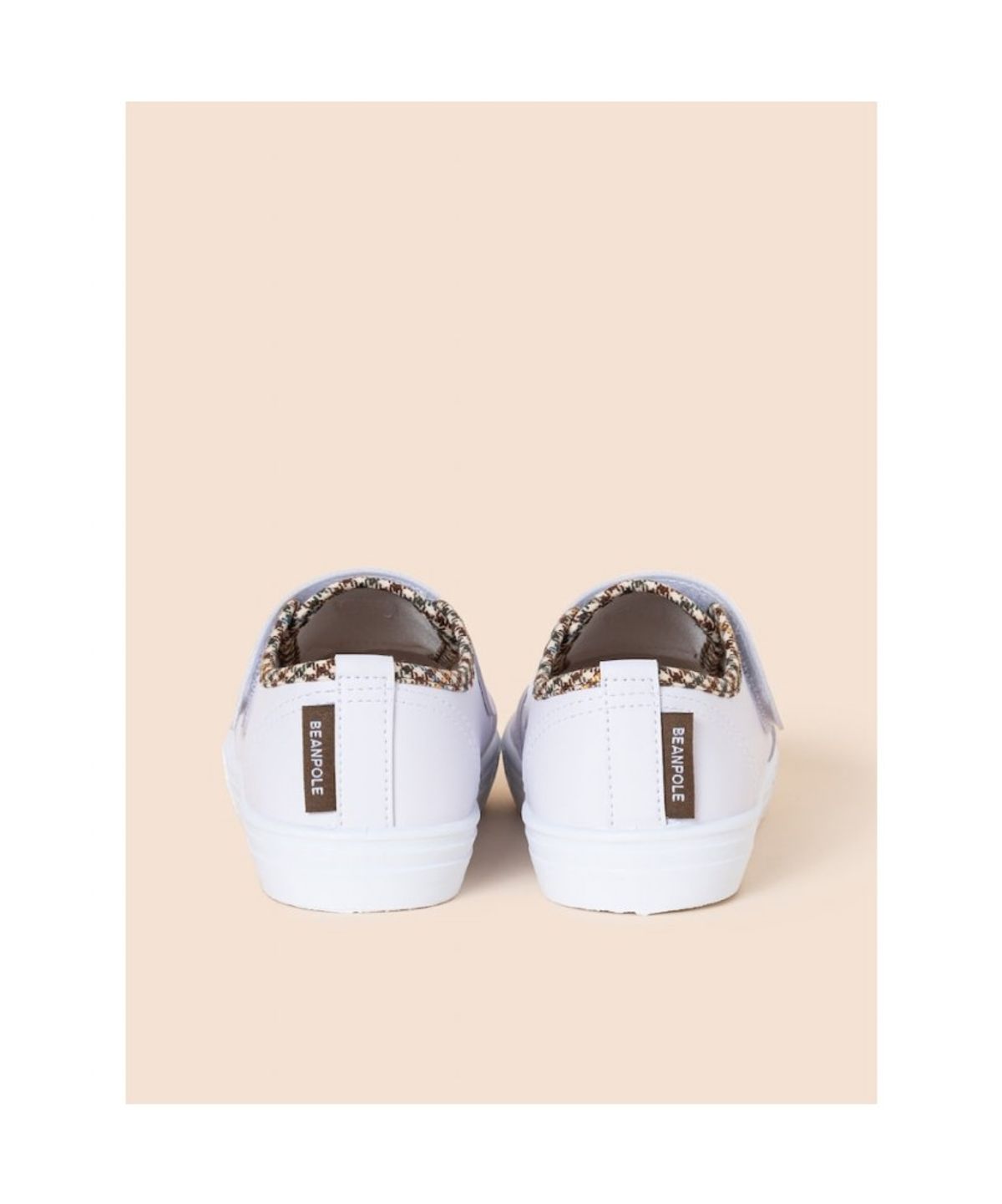 빈폴 키즈(BEANPOLE KIDS) 체크포인트 벨크로 실내화  베이지 (BI61K3U01A)