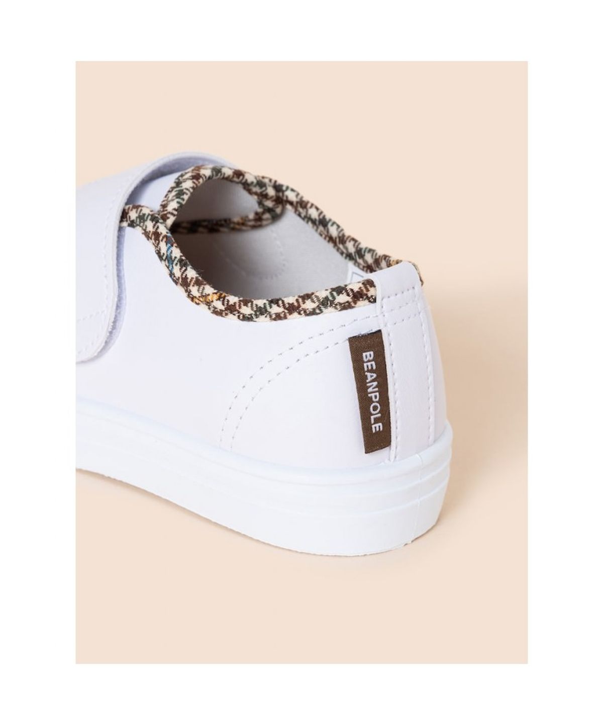 빈폴 키즈(BEANPOLE KIDS) 체크포인트 벨크로 실내화  베이지 (BI61K3U01A)