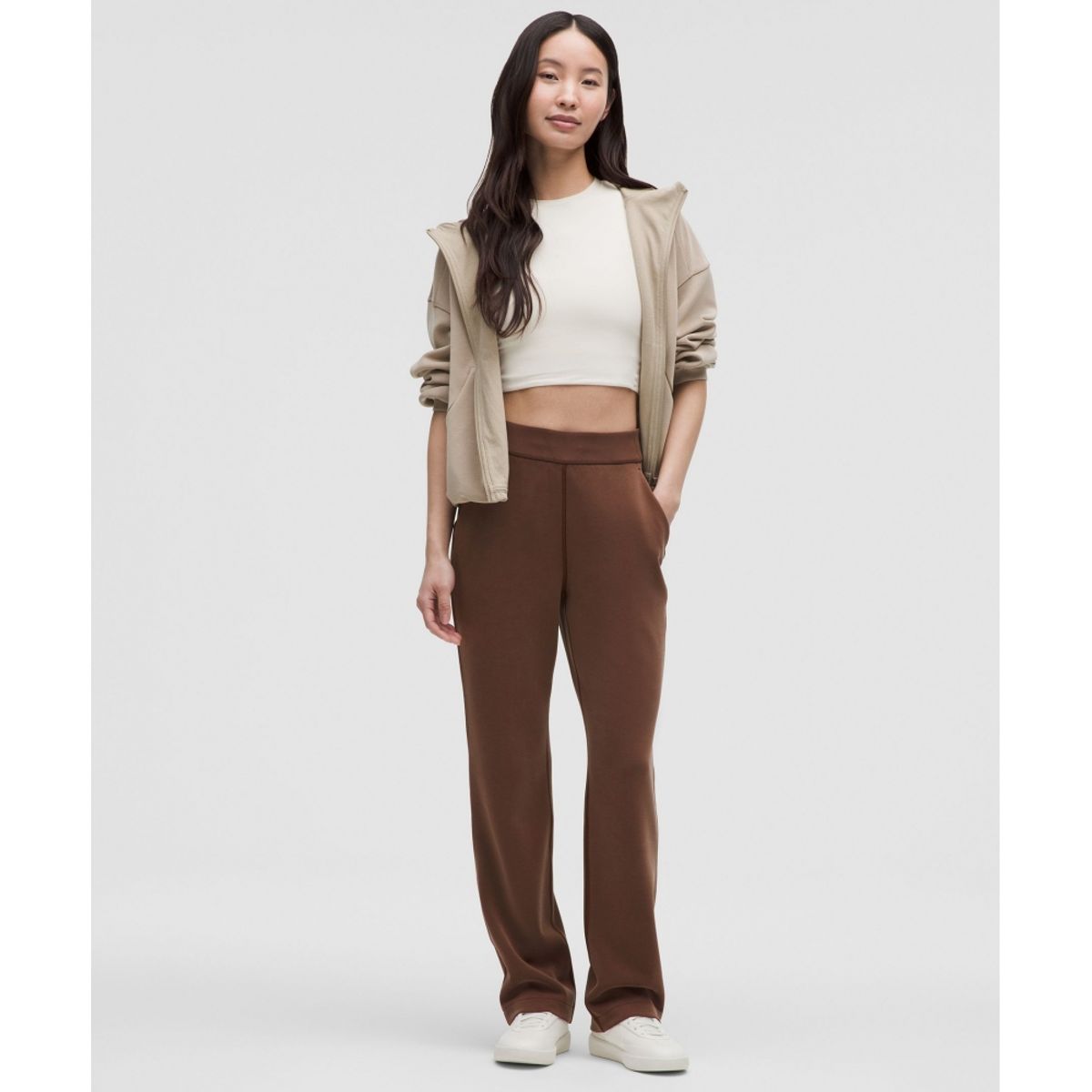 룰루레몬(LULULEMON) Softstreme 하이라이즈 스트레이트 레그 팬츠 *아시아 핏