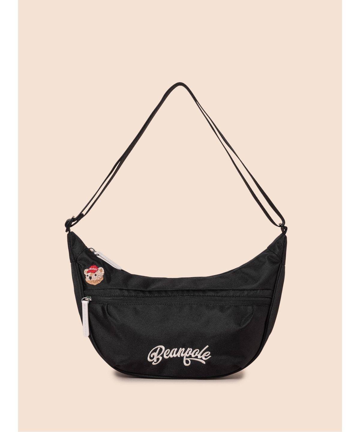 빈폴 키즈(BEANPOLE KIDS) 곰돌이 솔리드 호보 크로스백  블랙 (BI61D2U535) (BI61D2U535)