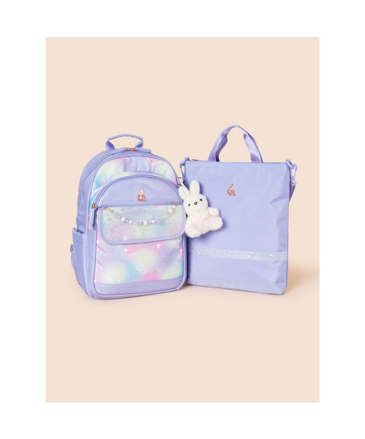 빈폴 키즈(BEANPOLE KIDS) 여아 오로라 책가방 2SET  라이트 퍼플 (BI61D4G02V)