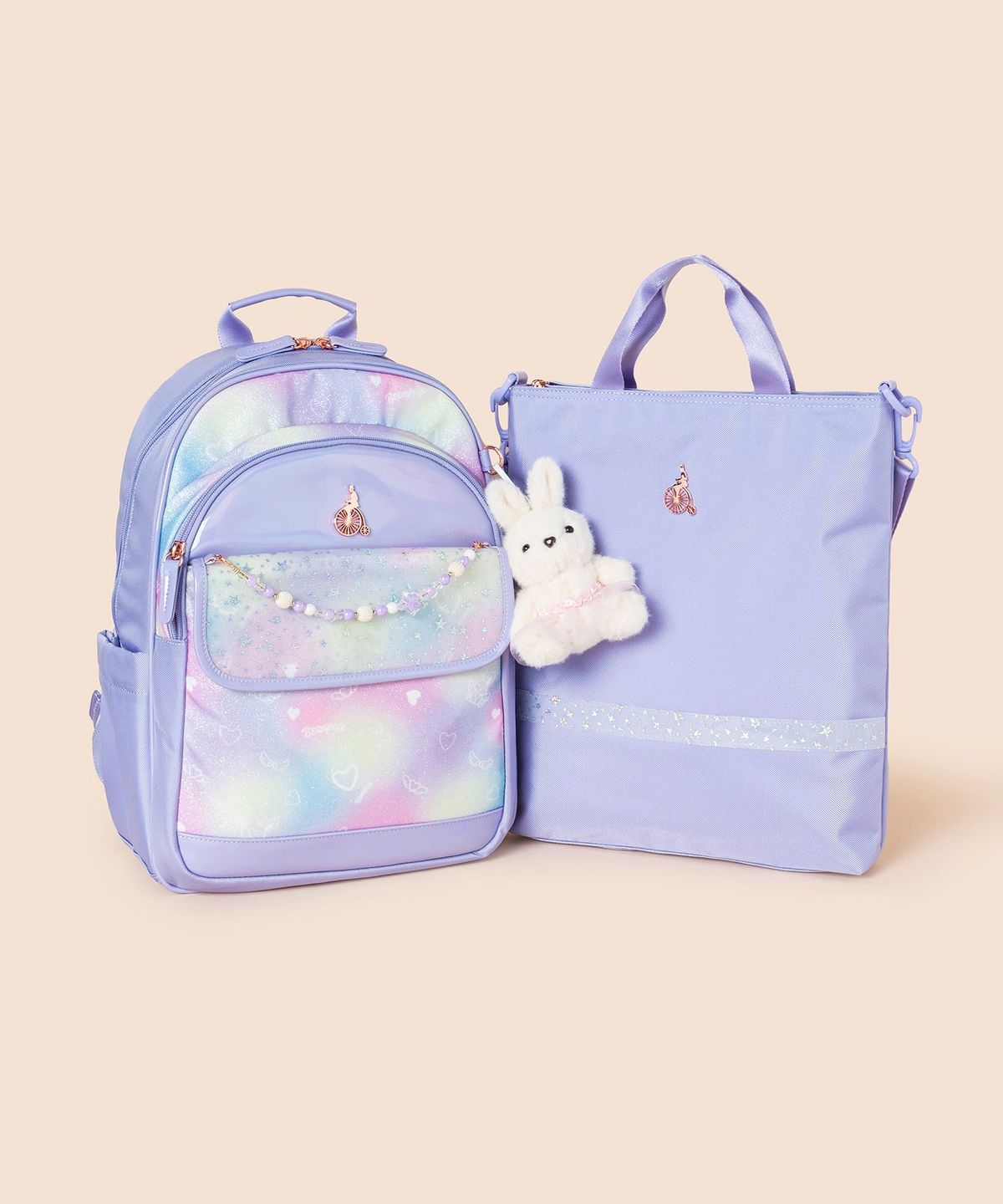 빈폴 키즈(BEANPOLE KIDS) 여아 오로라 책가방 2SET  라이트 퍼플 (BI61D4G02V)