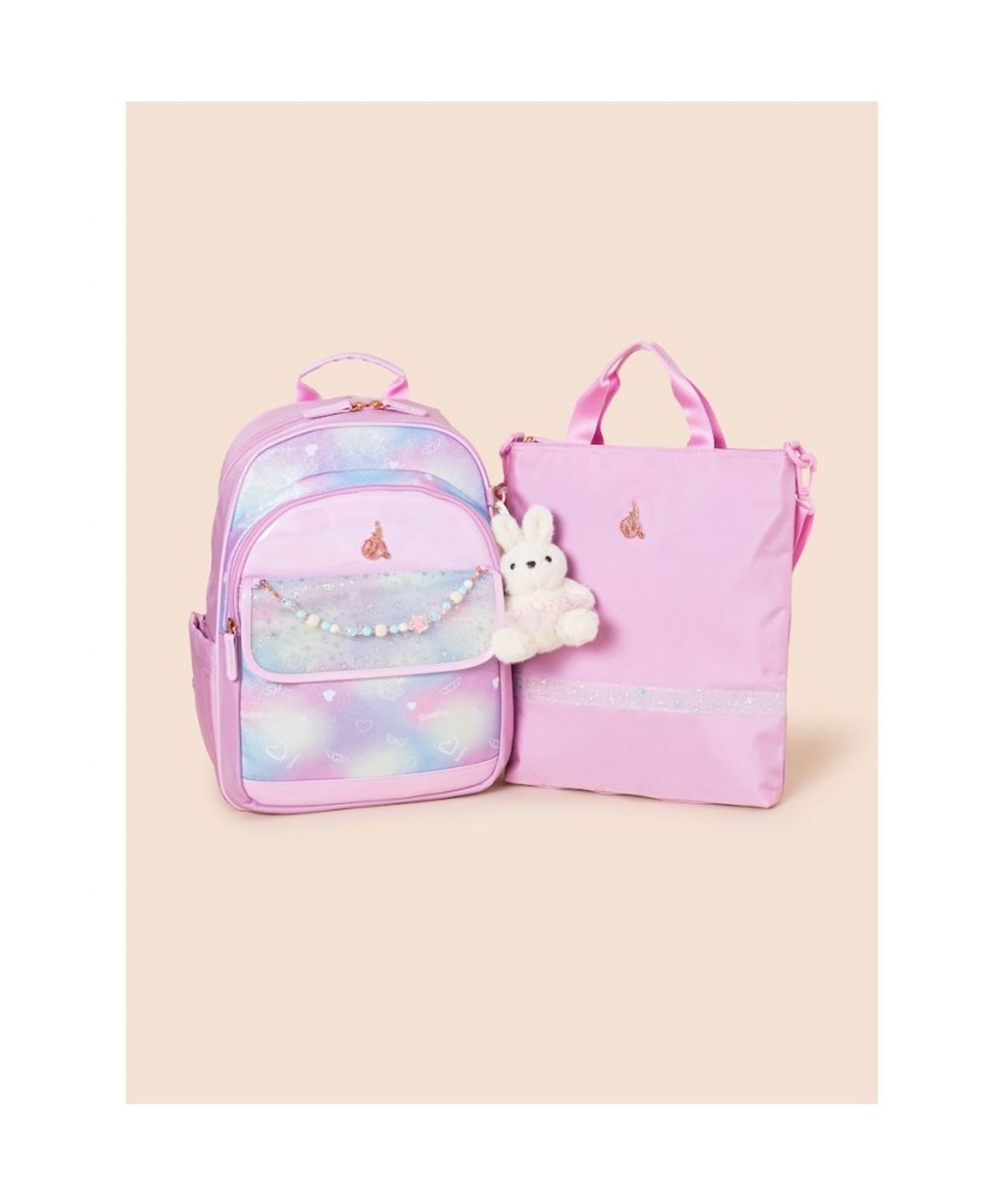 빈폴 키즈(BEANPOLE KIDS) 여아 오로라 책가방 2SET  라이트 핑크 (BI61D4G02Y) (BI61D4G02Y)