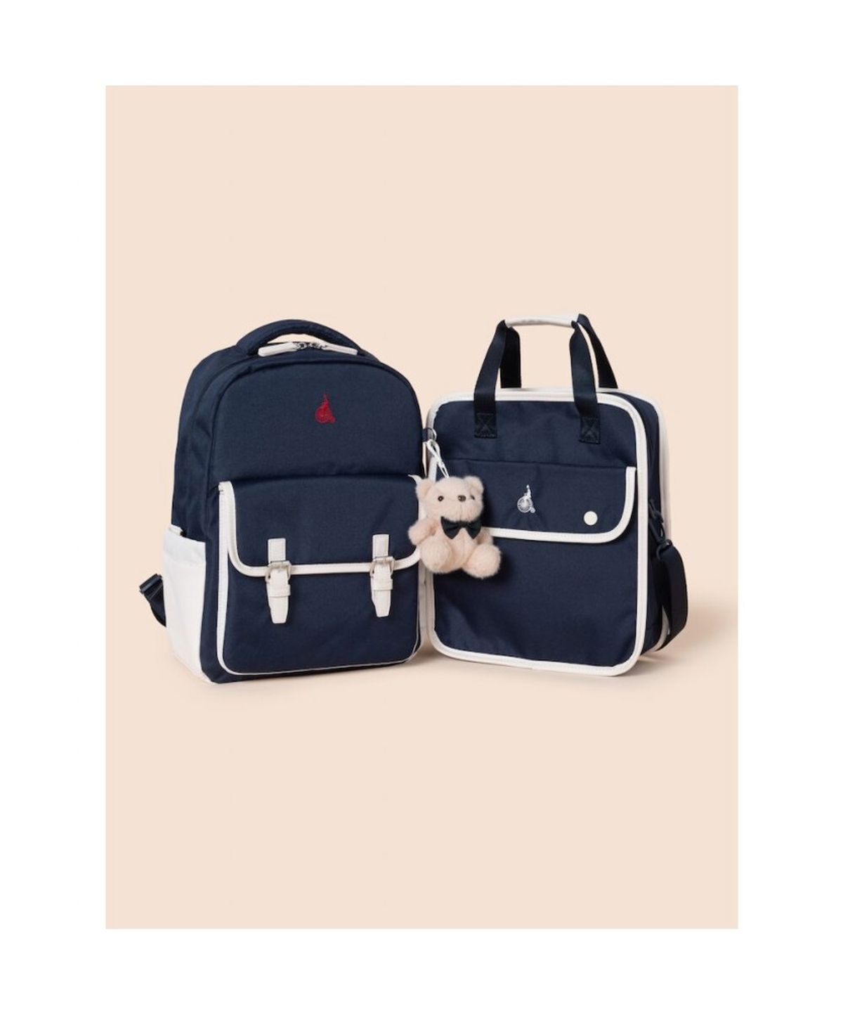 빈폴 키즈(BEANPOLE KIDS) 시그니처 플랩 책가방 세트  네이비 (PS00136921R)