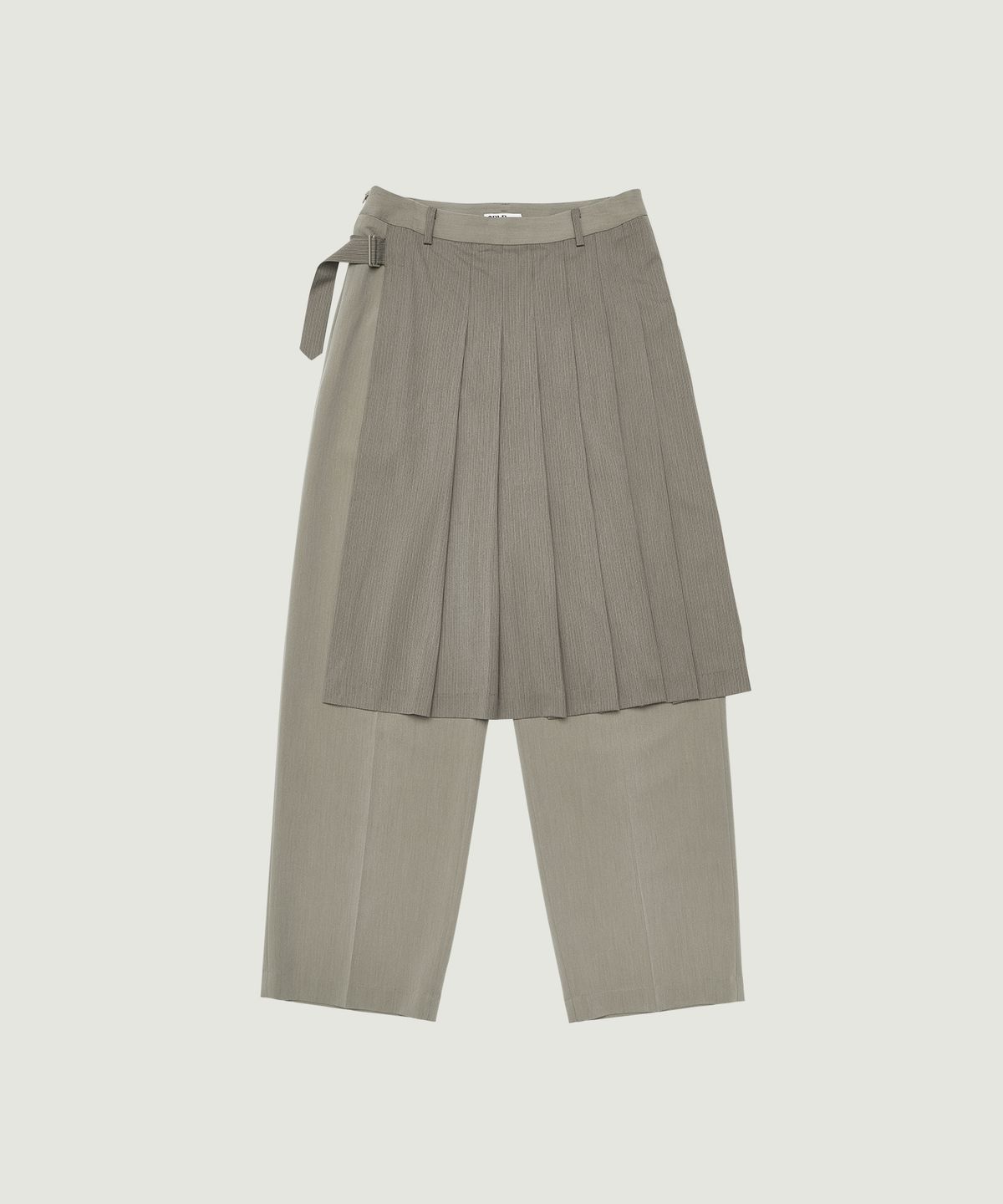 그로브(GROVE) HONOR WRAP SKIRT PANTS (BEIGE)