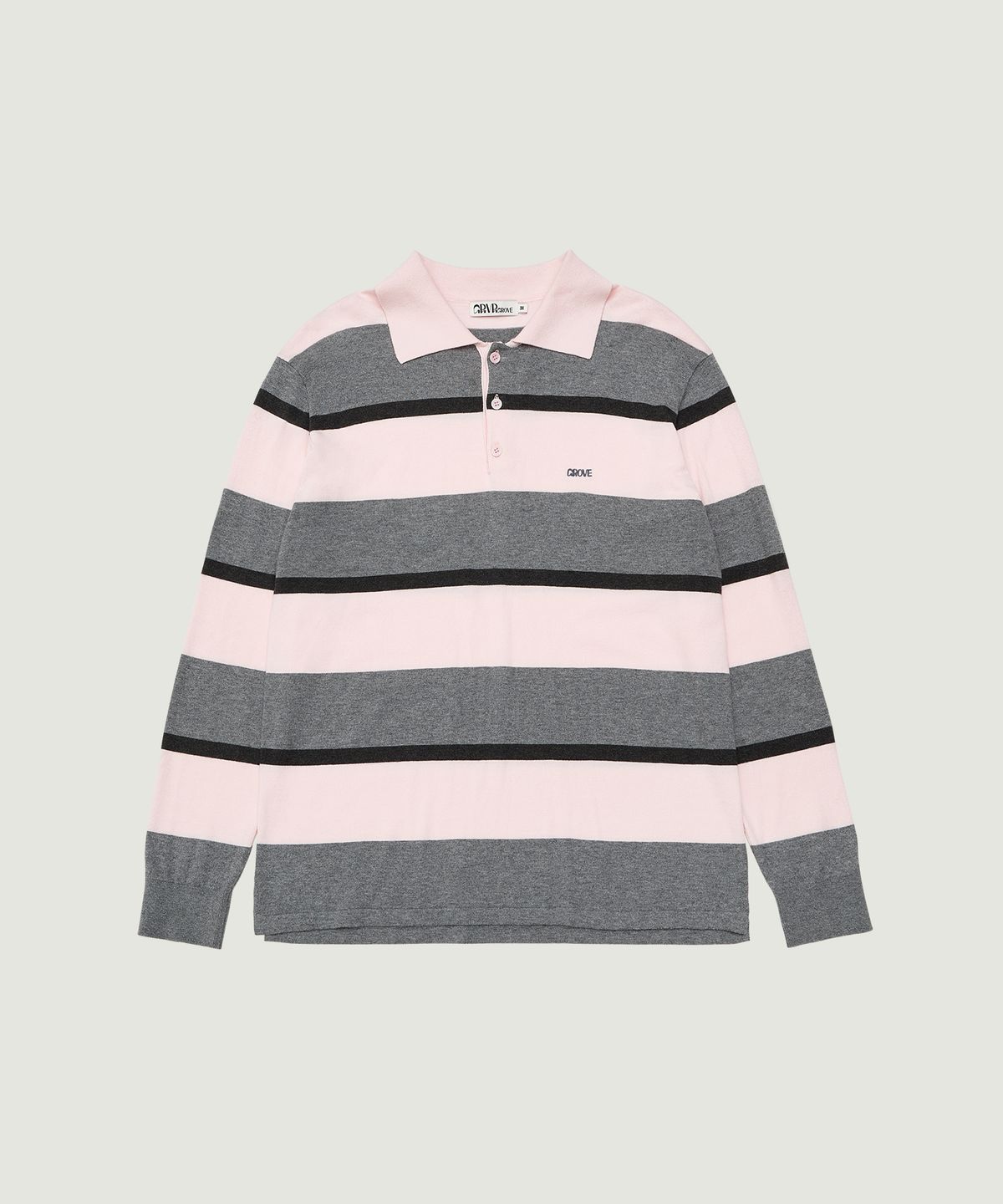 그로브(GROVE) GWEN COLLAR KNIT (PINK)