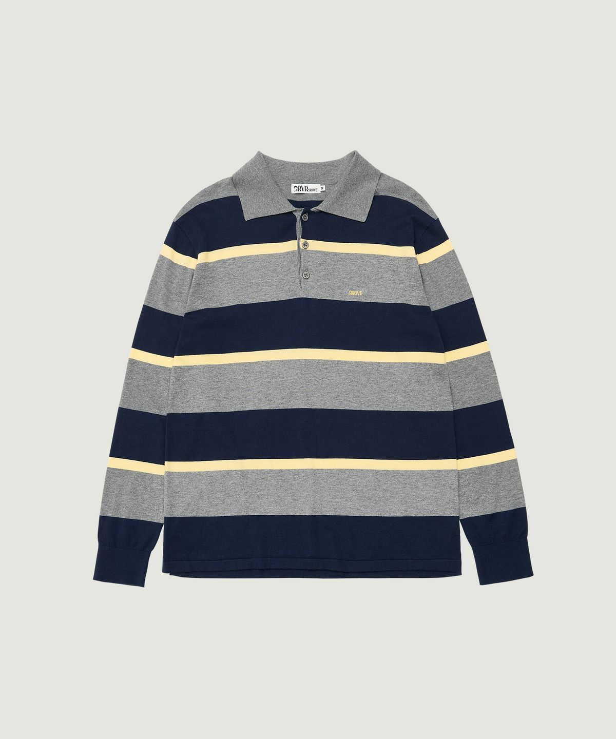 그로브(GROVE) GWEN COLLAR KNIT (GRAY)