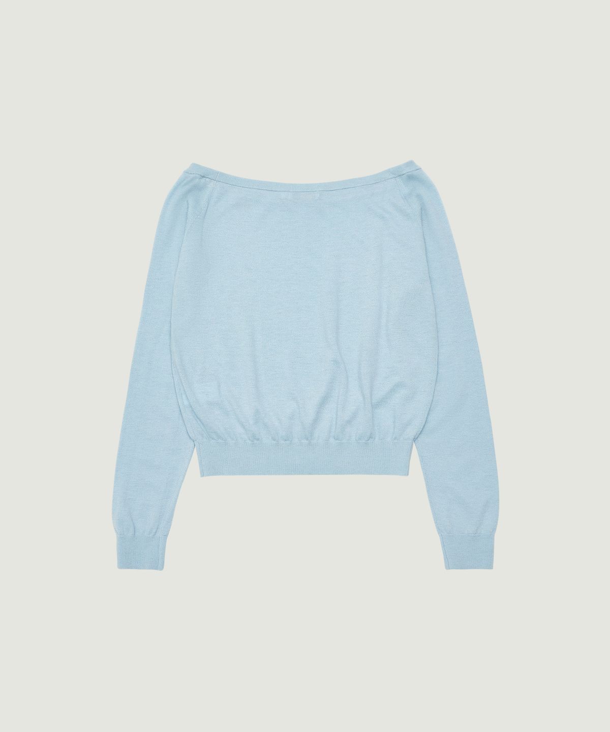 그로브(GROVE) JUNO OFF-SHOULDER KNIT (LIGHT BLUE)