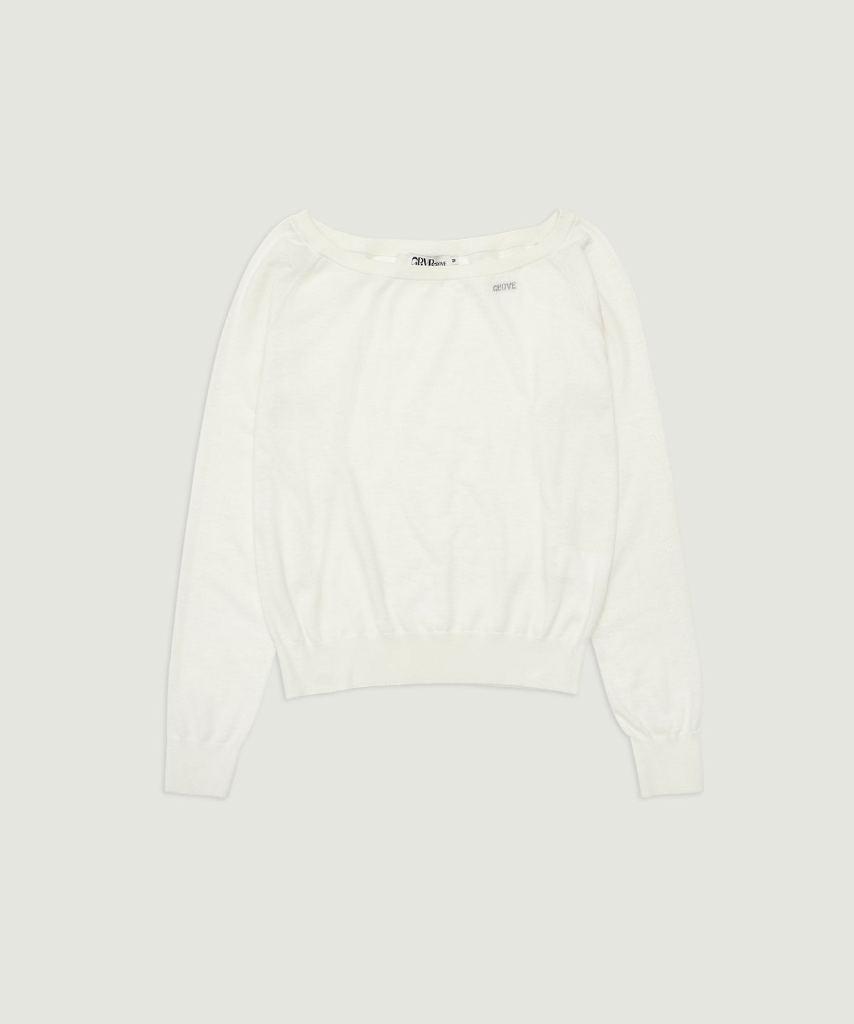 그로브(GROVE) JUNO OFF-SHOULDER KNIT (IVORY)