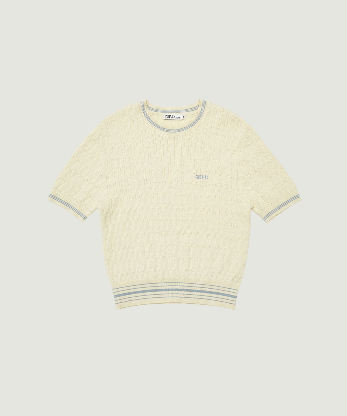 그로브(GROVE) FREEN H/S KNIT (CREAM)