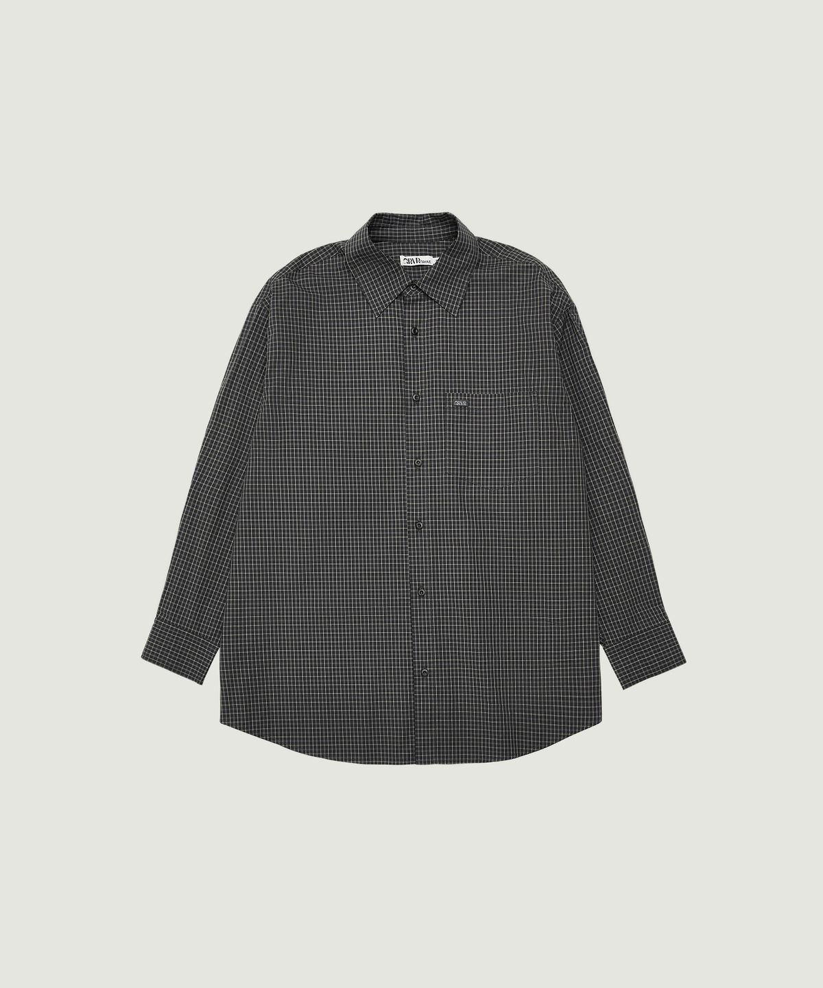 그로브(GROVE) BLAINE CHECK SHIRT (BLACK)