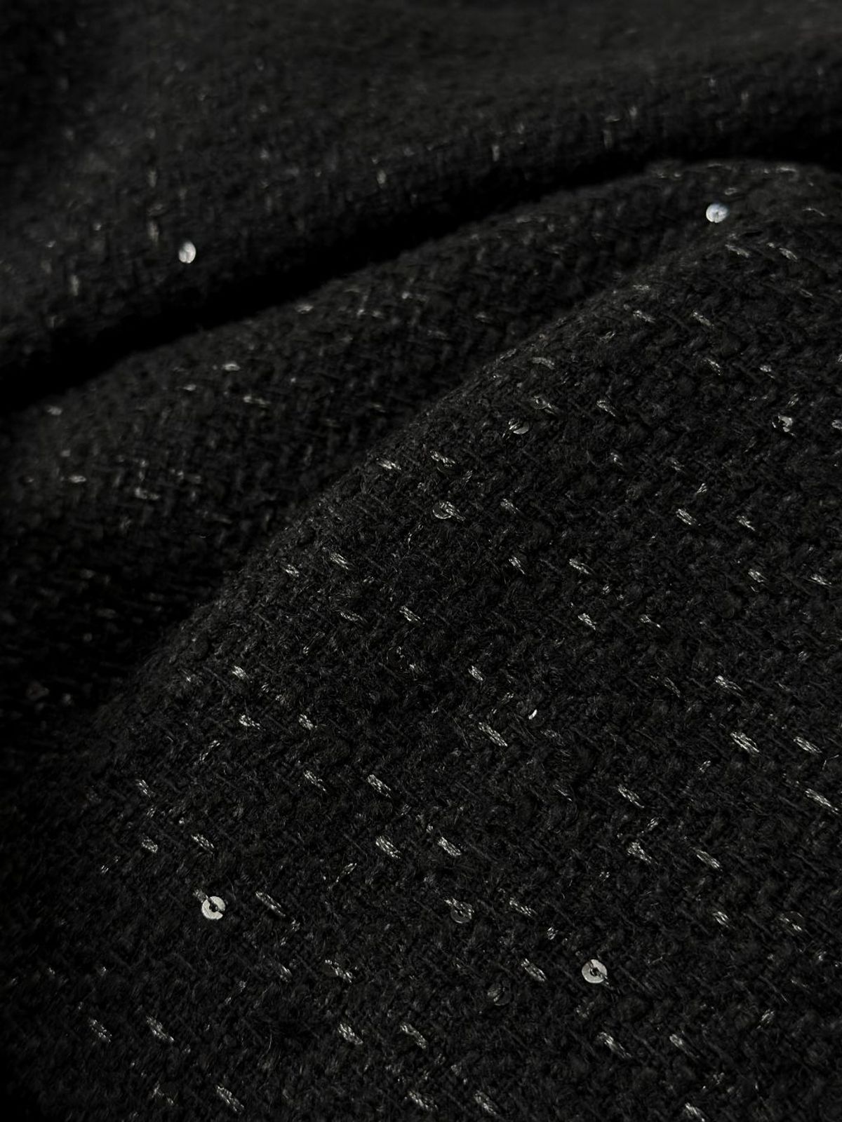 엘시 아일랜드(ELCY ISLAND) Hourglass Tailored Tweed Jacket (BLACK)