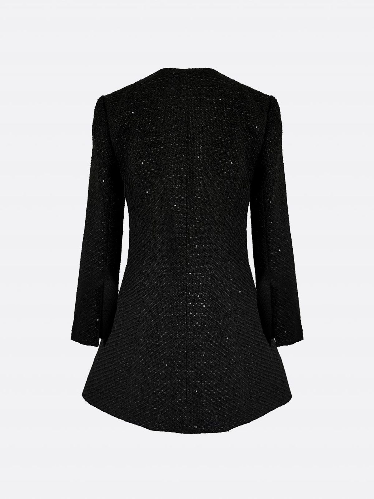 엘시 아일랜드(ELCY ISLAND) Hourglass Tailored Tweed Jacket (BLACK)