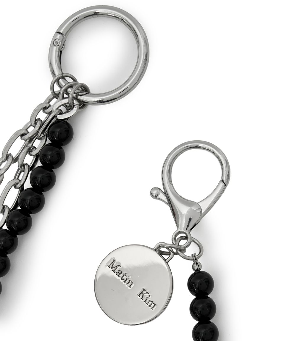 MUSINSA公式 | MATIN KIM MATIN HEART CHARM KEYRING IN BLACK
